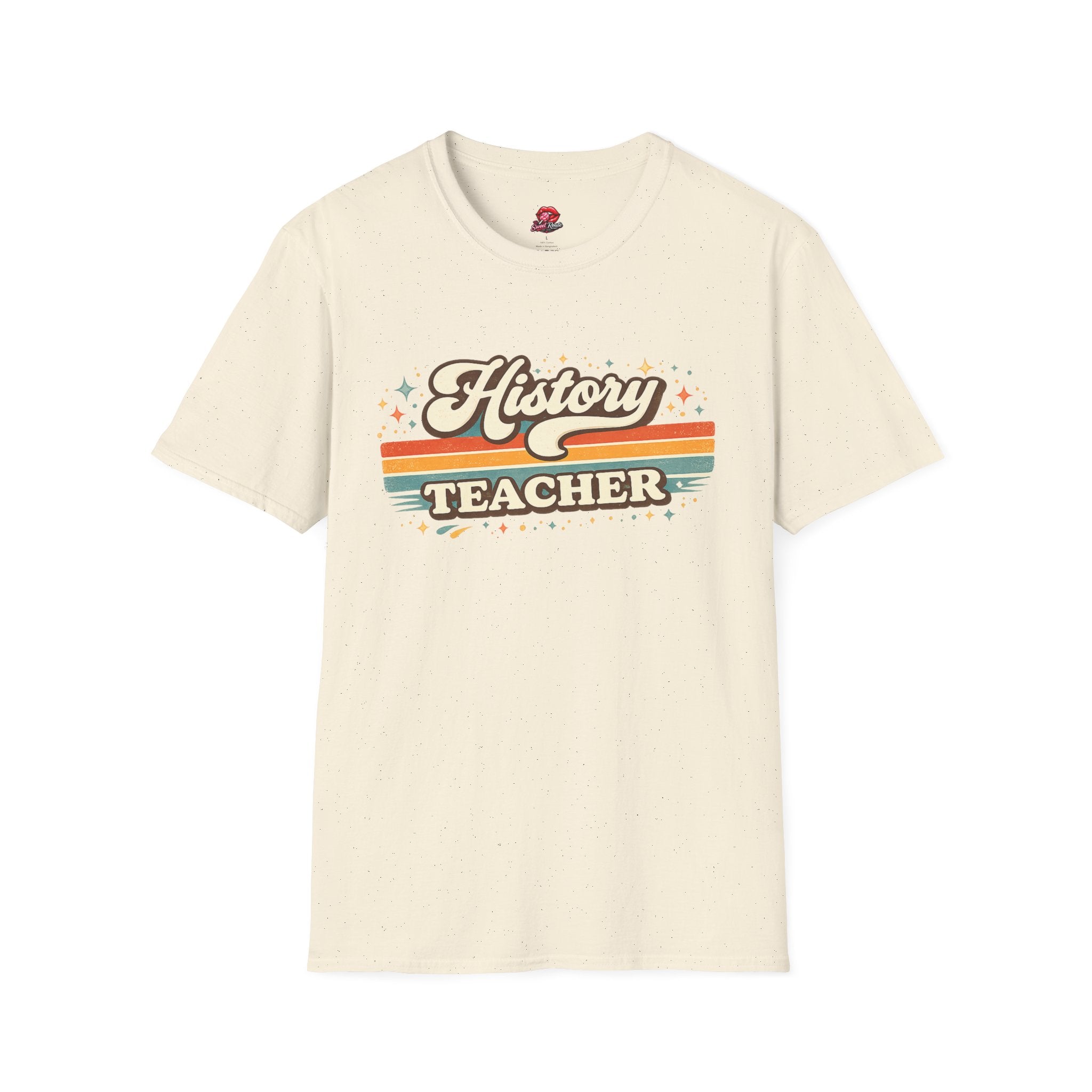 Retro History Teacher T-Shirt | Vintage Stripe History Teacher Shirt | Social Studies Teacher Tee | Back to School Gift