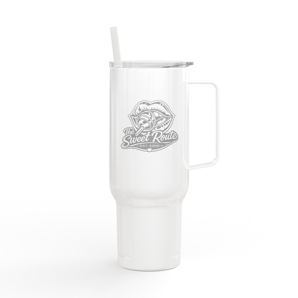 Sweet Route Insulated Tumbler with Lid, 40oz