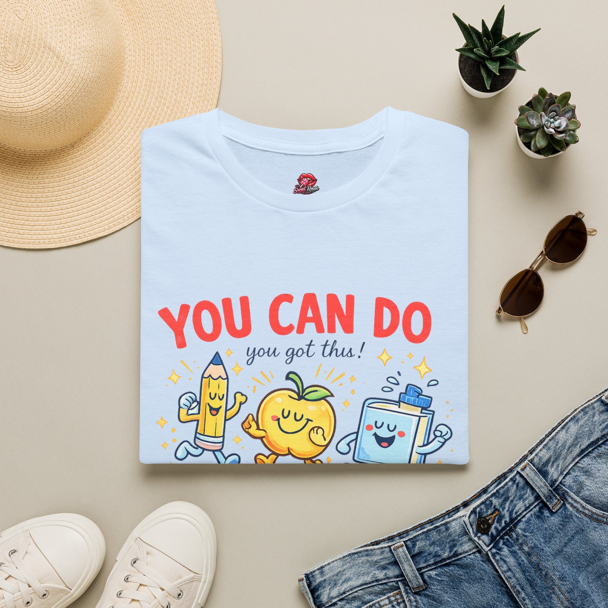 You Can Do Hard Things Teacher T-Shirt | Motivational Classroom Tee | Positive School Shirt | Encouragement Gift for Teachers & Students