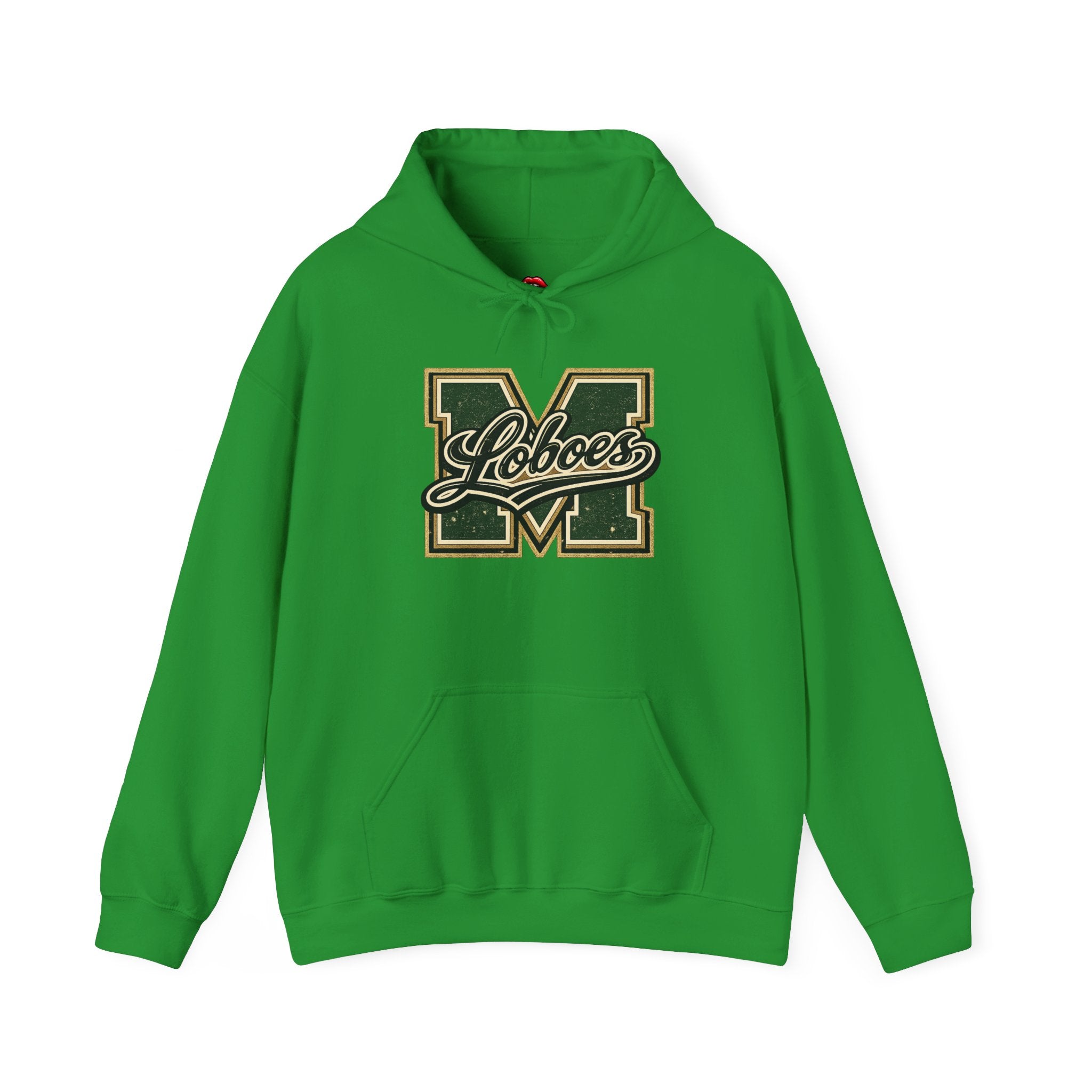 Loboes Vintage Letter M Hoodie