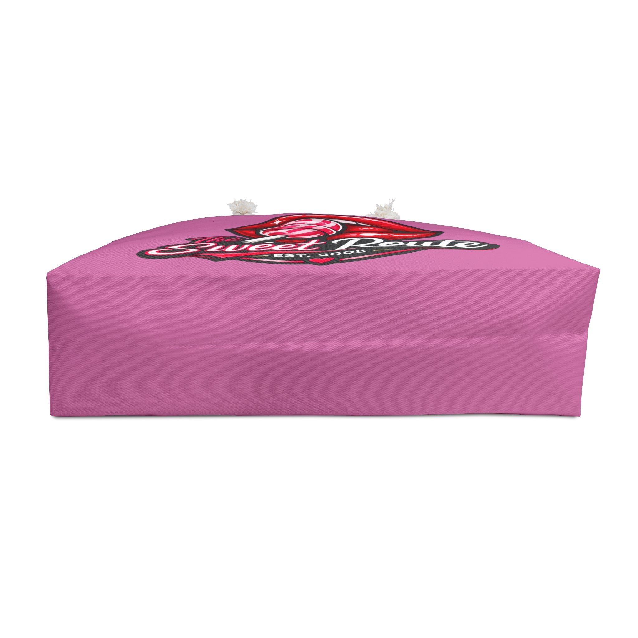 Sweet Route Logo Pink Weekender Bag