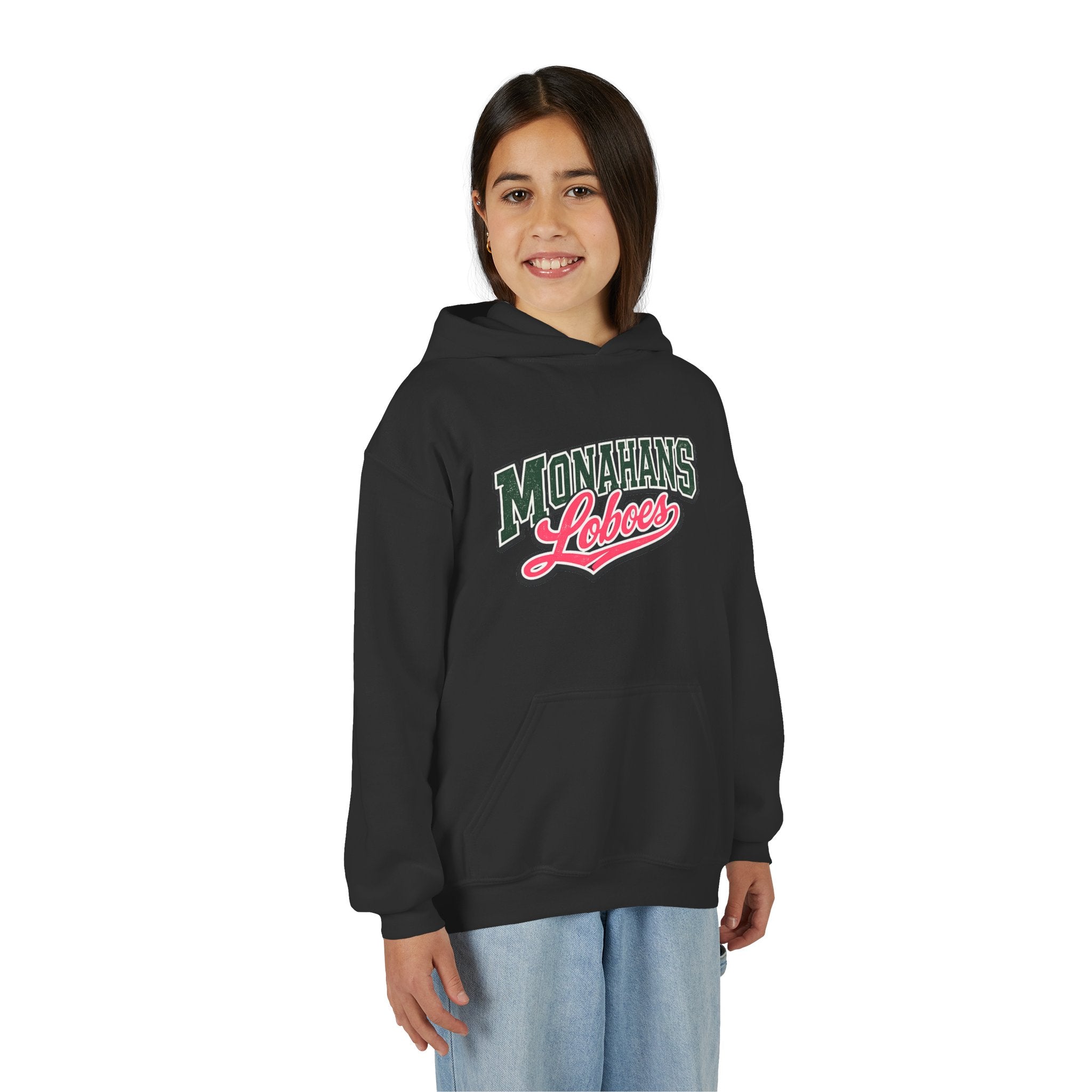 Monahans Loboes Youth Hoodie – Vintage School Spirit Pullover