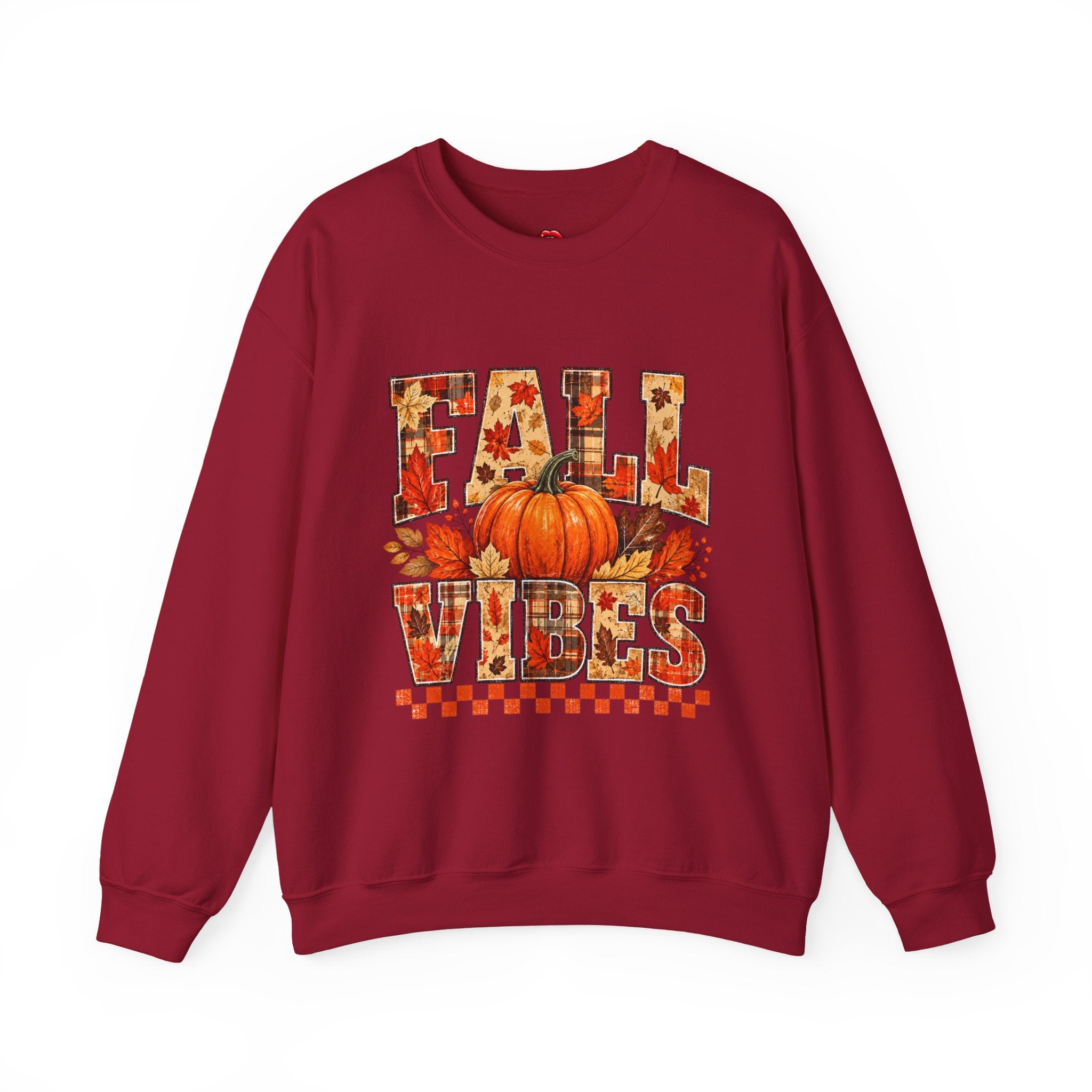 Pumpkin & Leaves Fall Vibes Crewneck