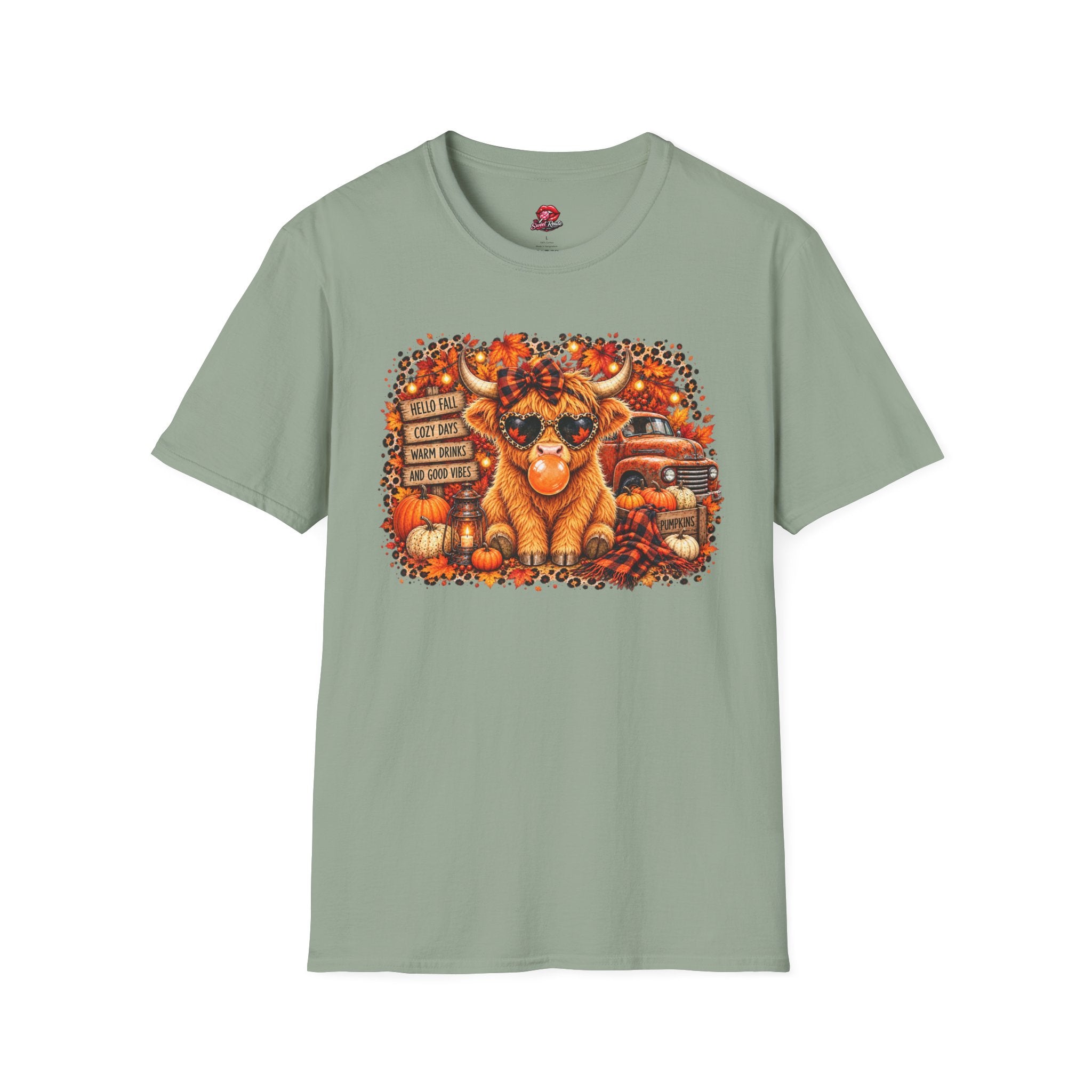 Hello Fall, Cozy Days, Warm Drinks Autumn Tee