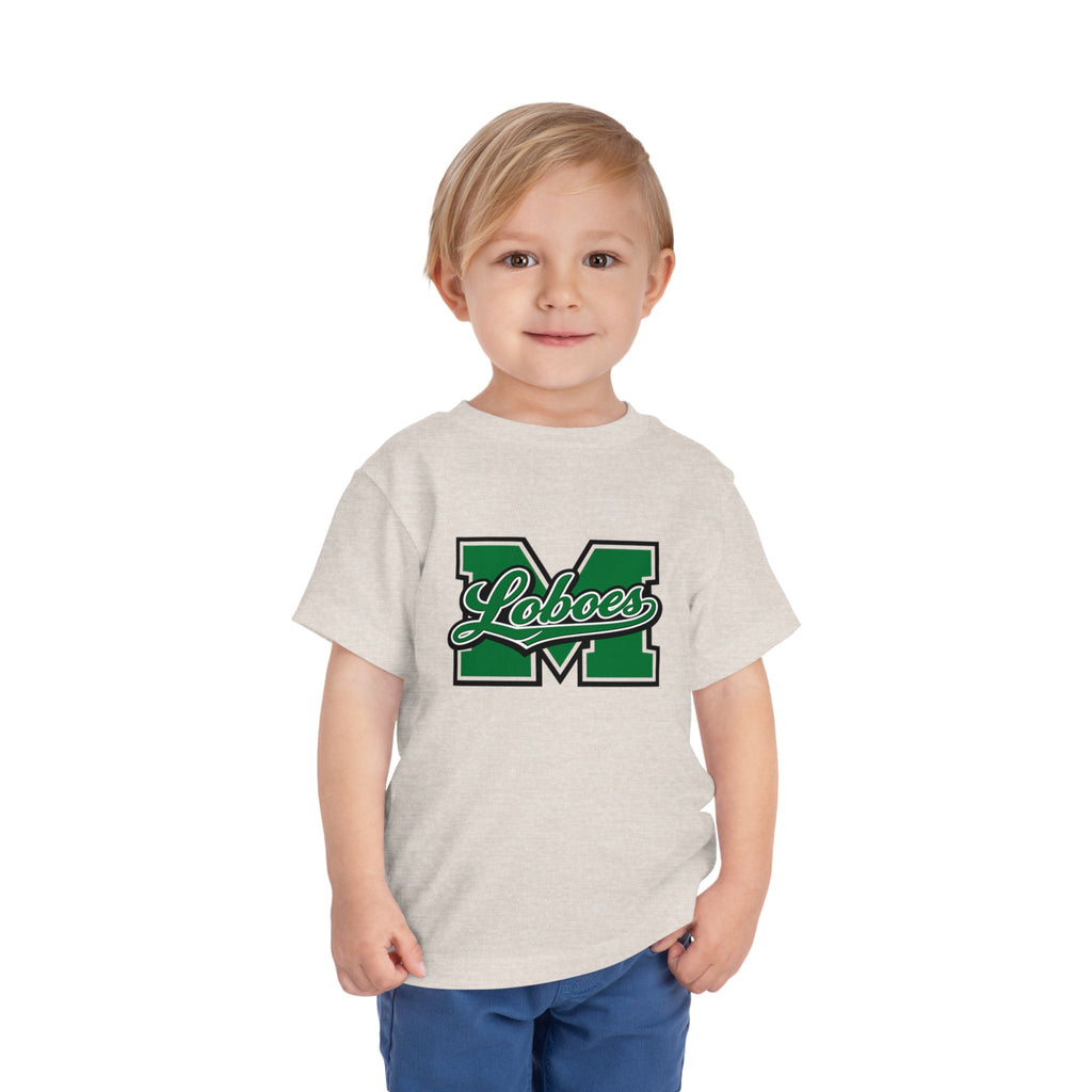 Loboes M Green Block Toddler Tee