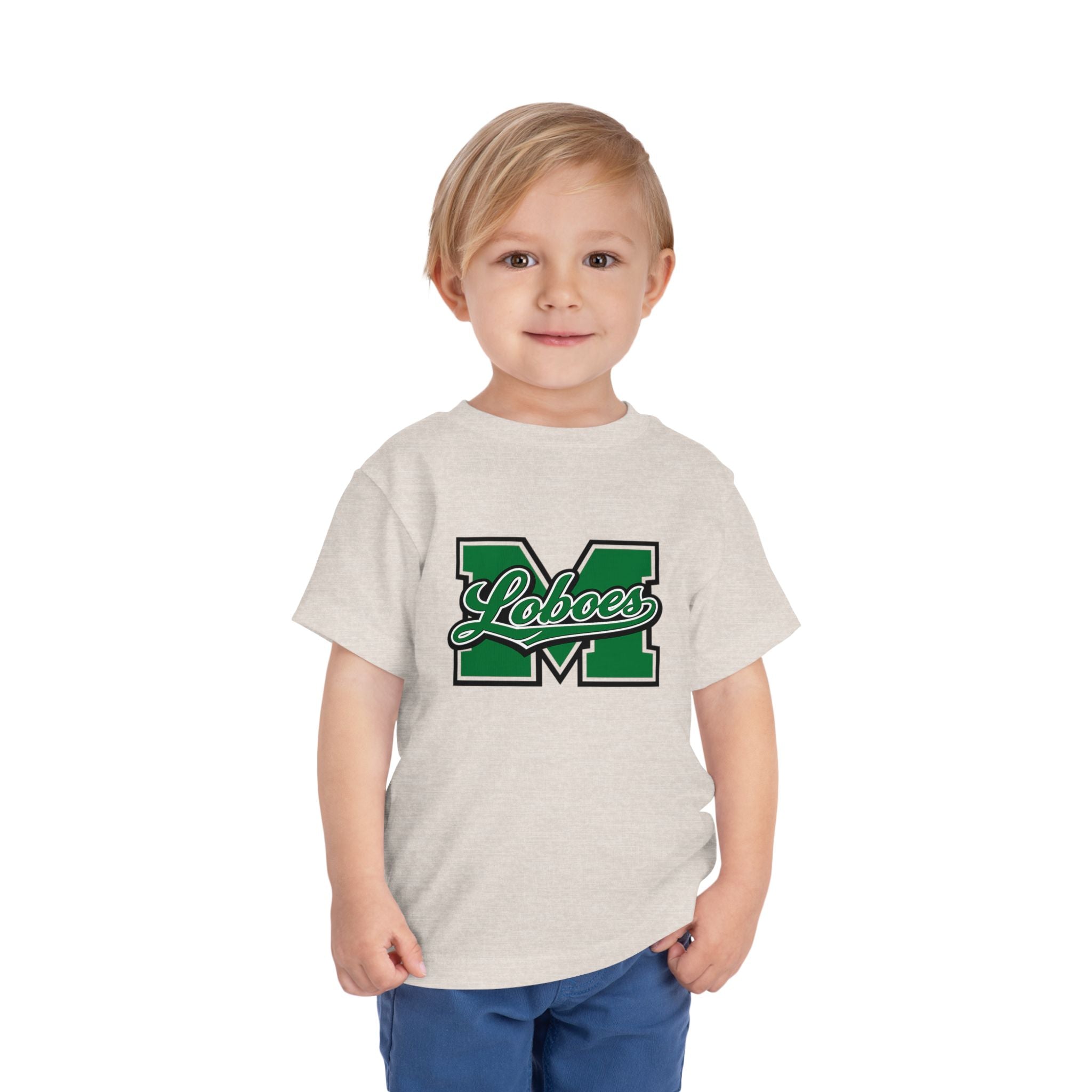 Loboes M Green Block Toddler Tee