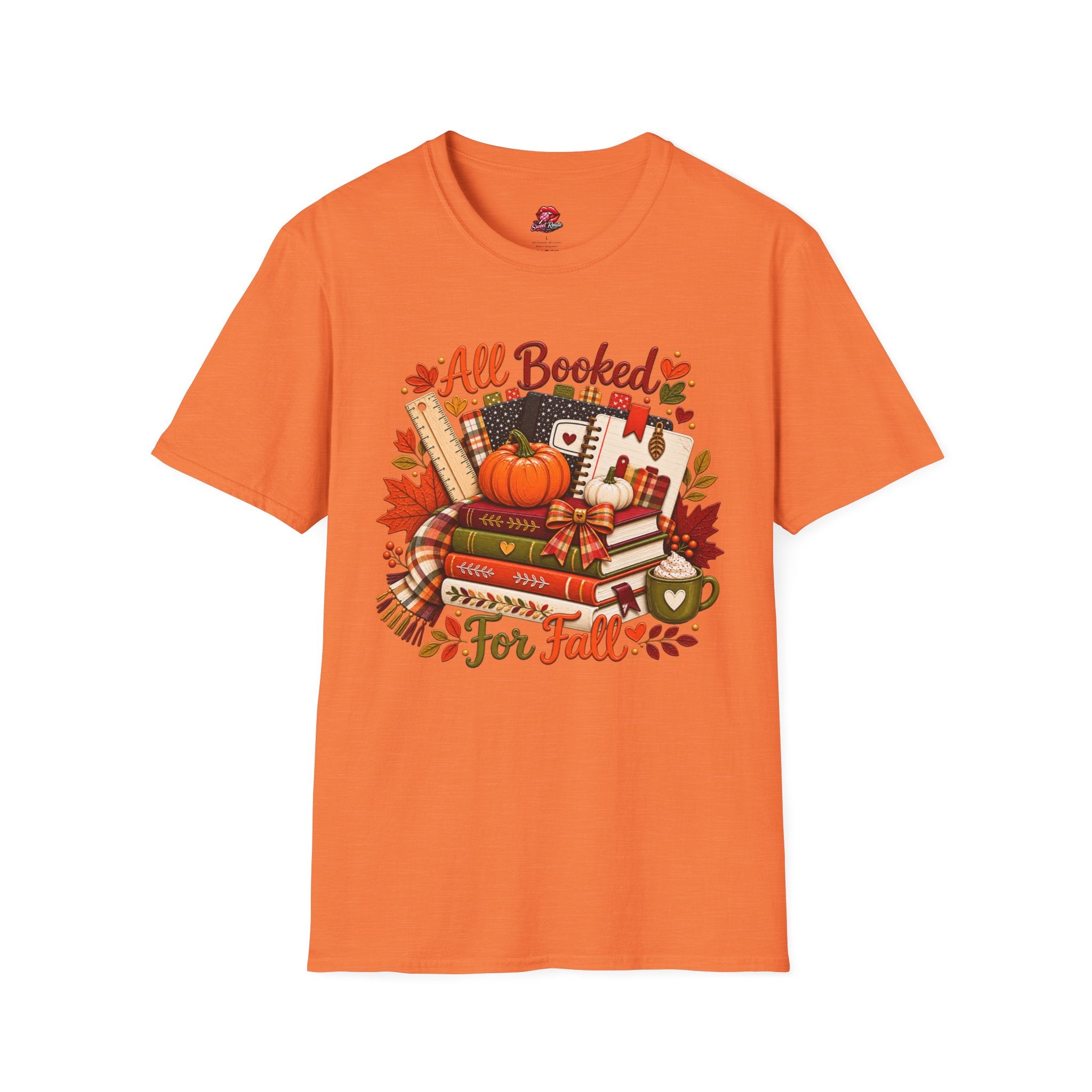 Cozy Autumn All Booked For Fall Tee