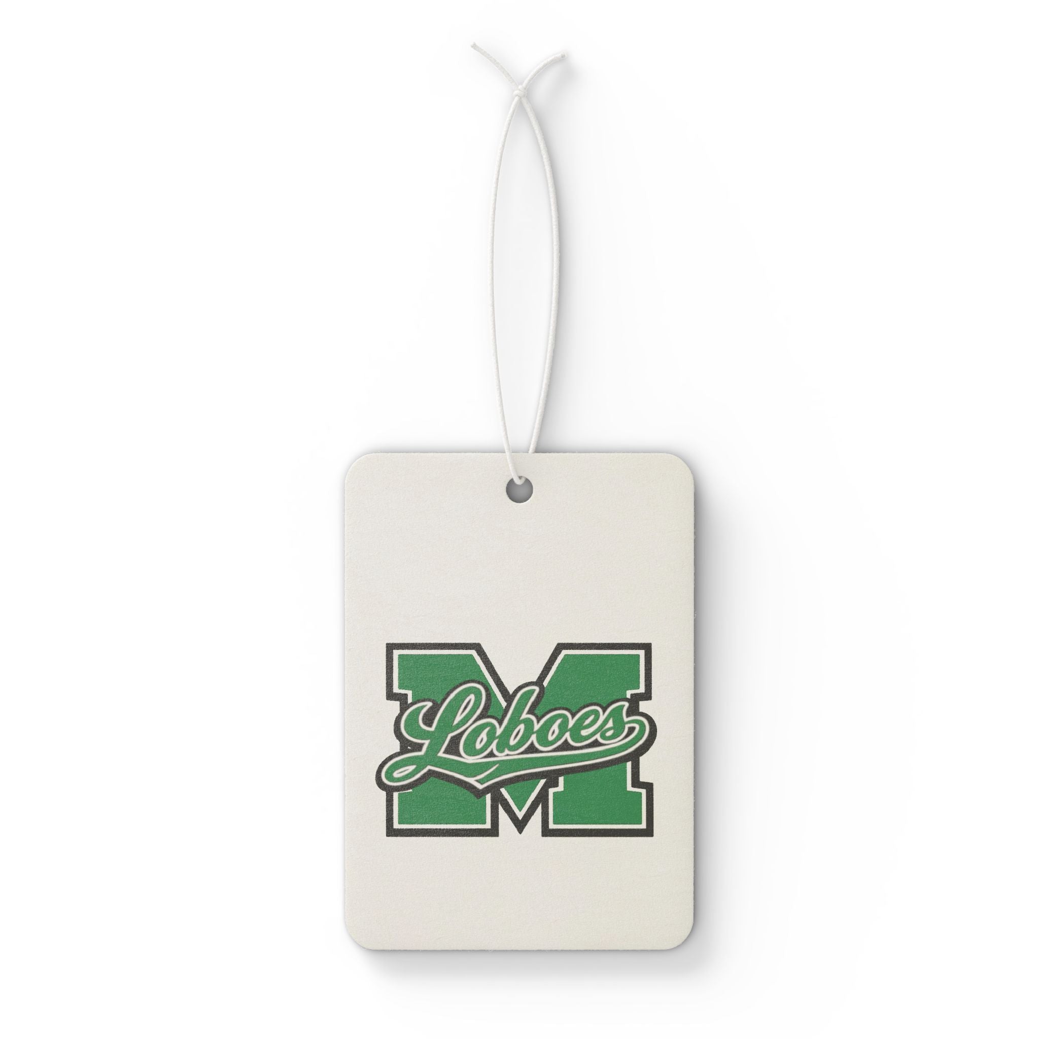 Loboes M Green Letter Car Air Freshener
