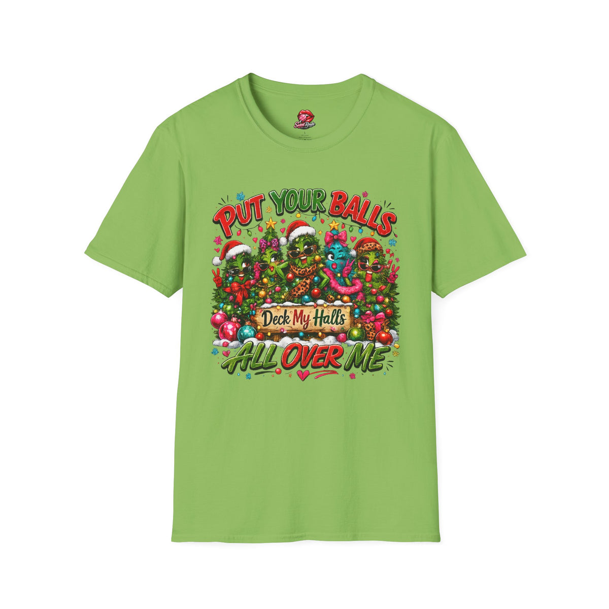 Put Your Balls Christmas Tree T-Shirt