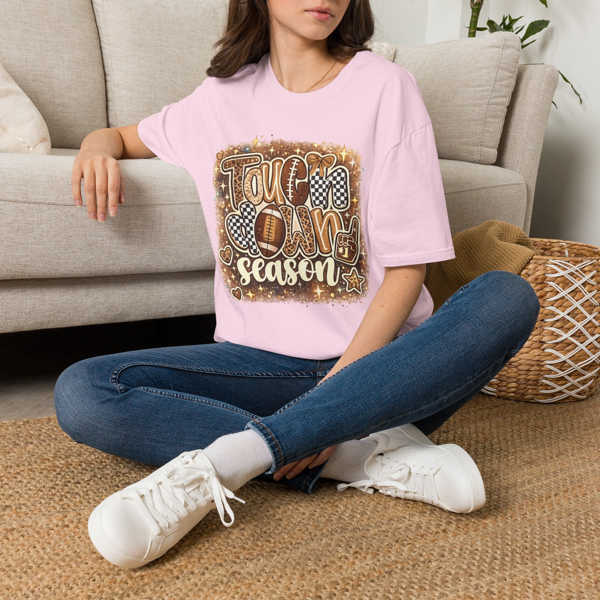 Touchdown Season Vintage Football T-Shirt | Retro Game Day Fall Tee | Football Fan Graphic Shirt