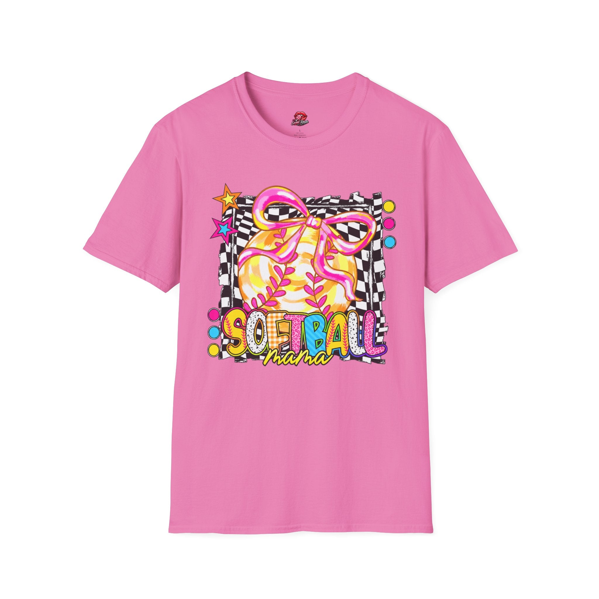 Softball Mama Bow T-Shirt