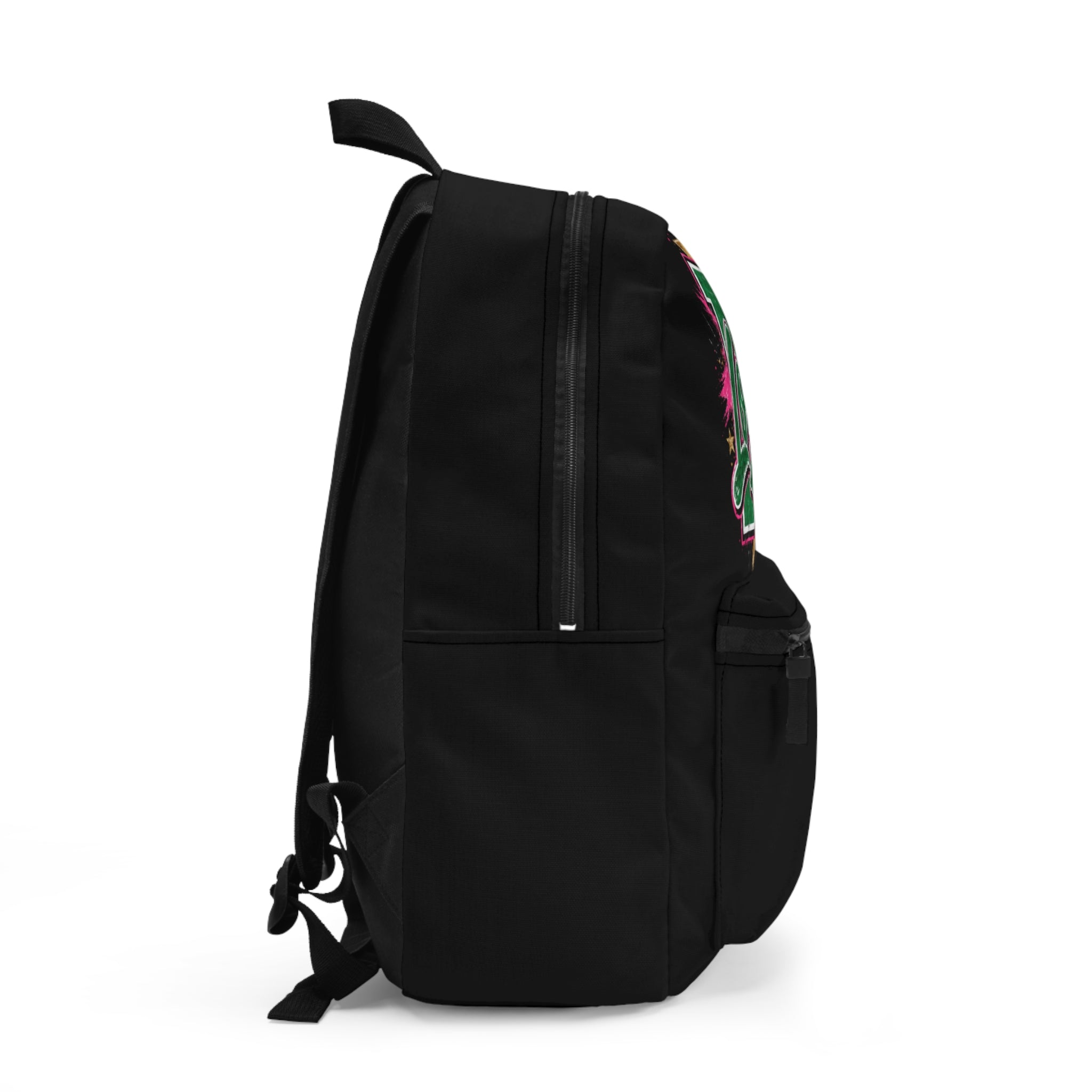 Loboes Green Script Logo Backpack