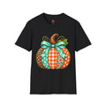 Fall Patchwork Pumpkin T‑Shirt