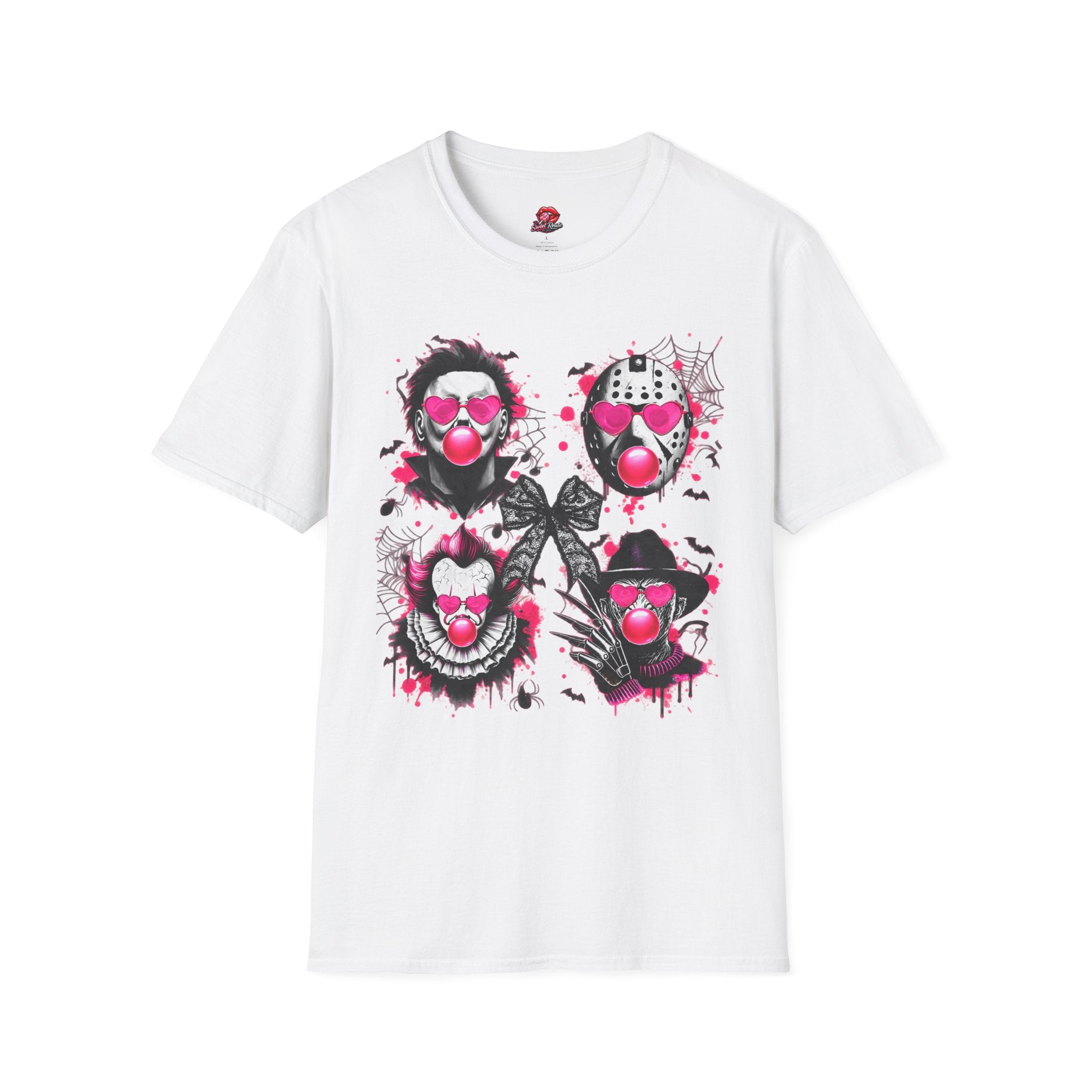 Horror Icons Bubblegum Faces T-Shirt
