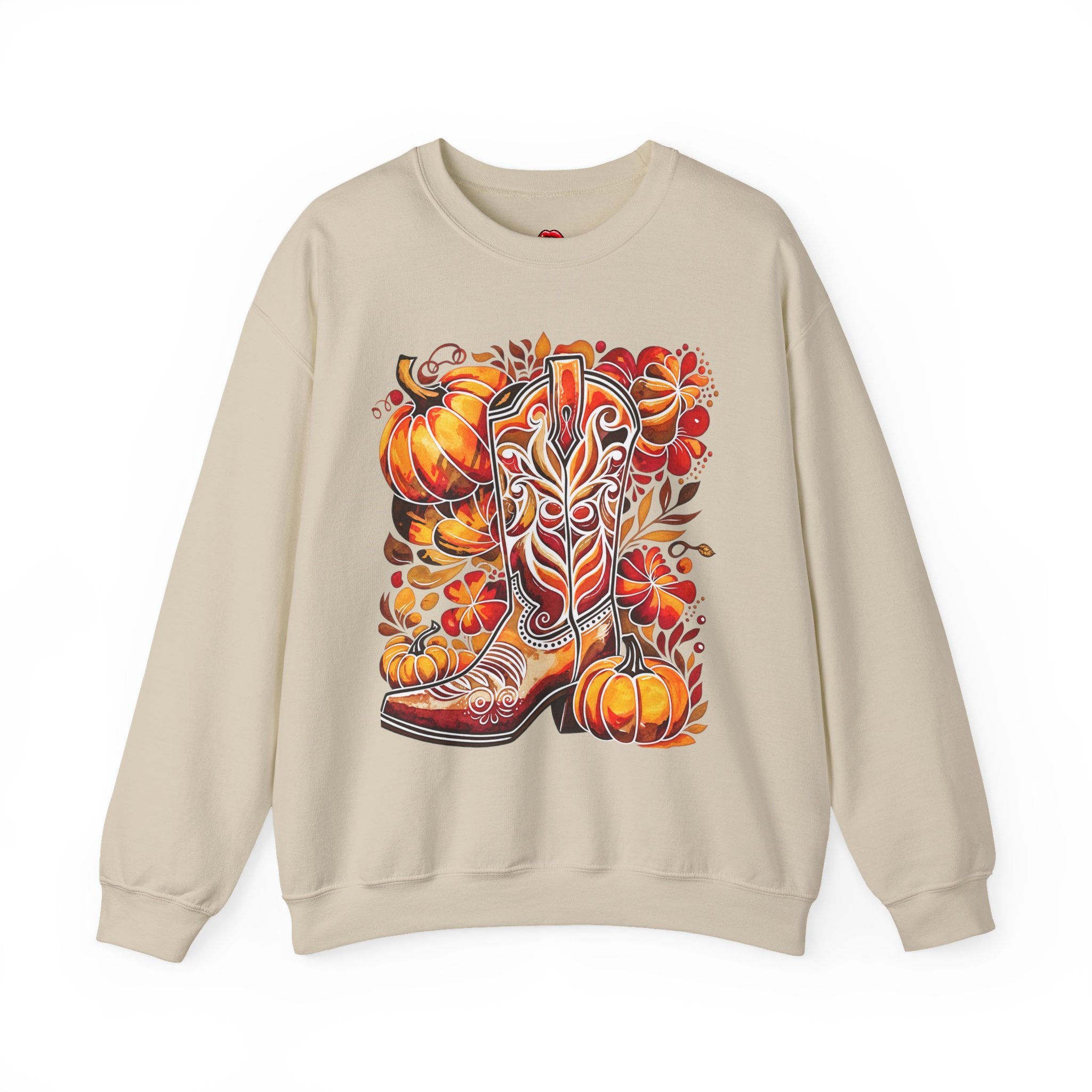 Autumn Cowboy Boot Sweatshirt