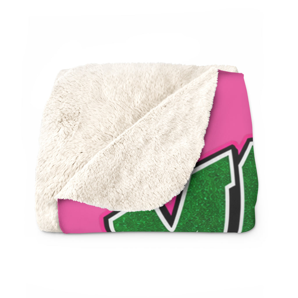 Monahans Loboes 'Pink Out Game Day' Sherpa Fleece Blanket