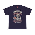Running on Caffeine & Boundaries Skull Tee | Coffee Skeleton Shirt