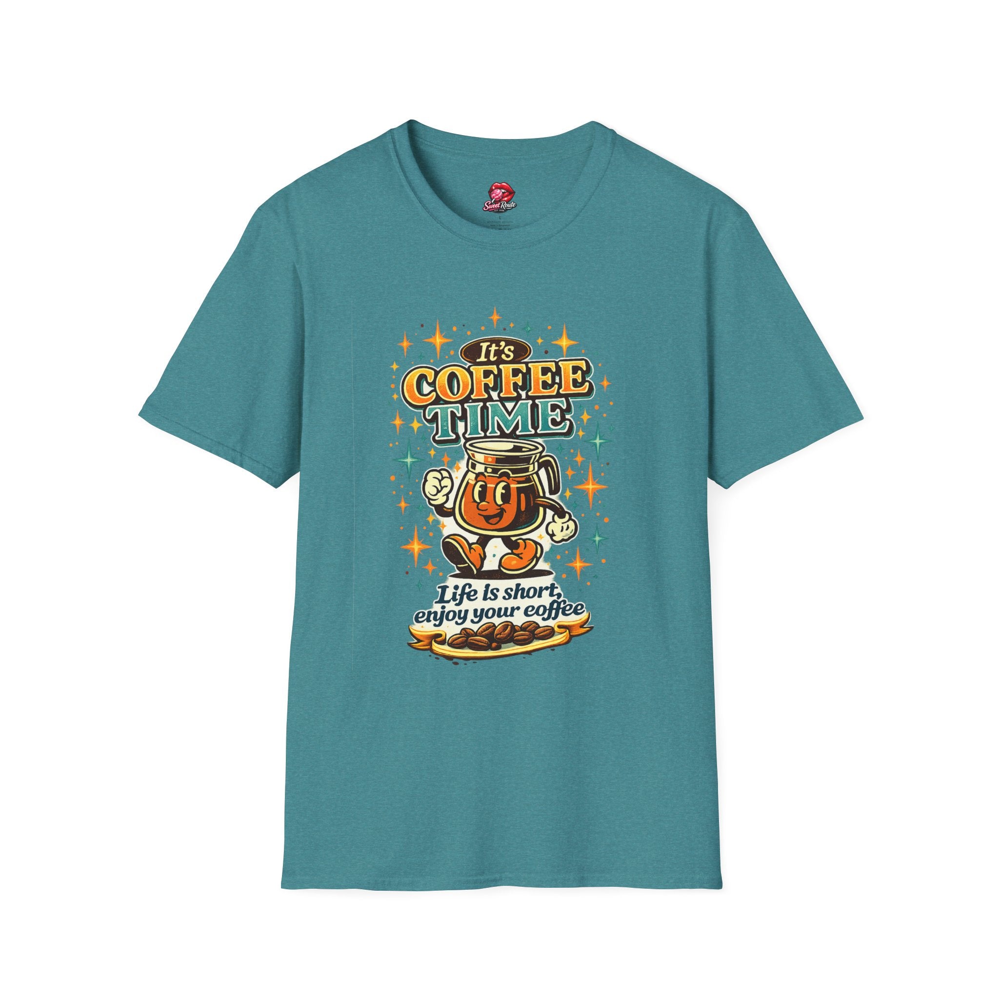 It’s Coffee Time Retro Coffee T-Shirt
