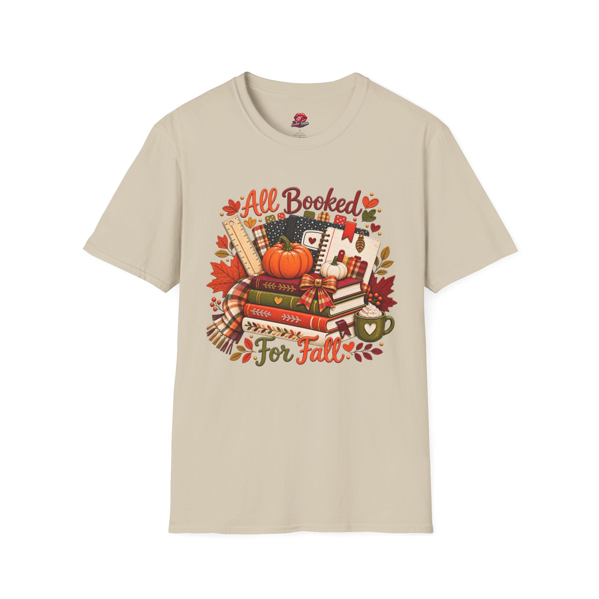 Cozy Autumn All Booked For Fall Tee