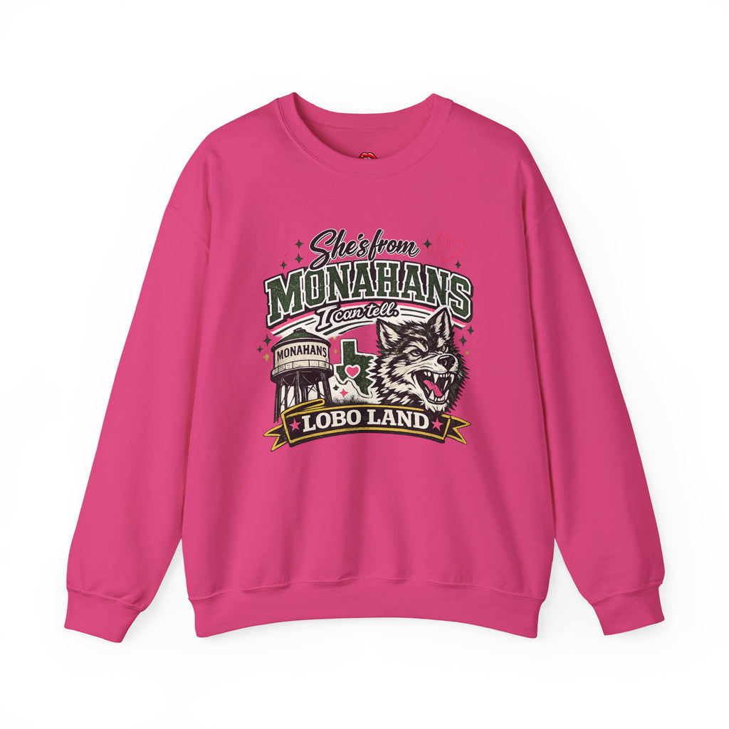 Monahans Lobo Land Crewneck Sweatshirt