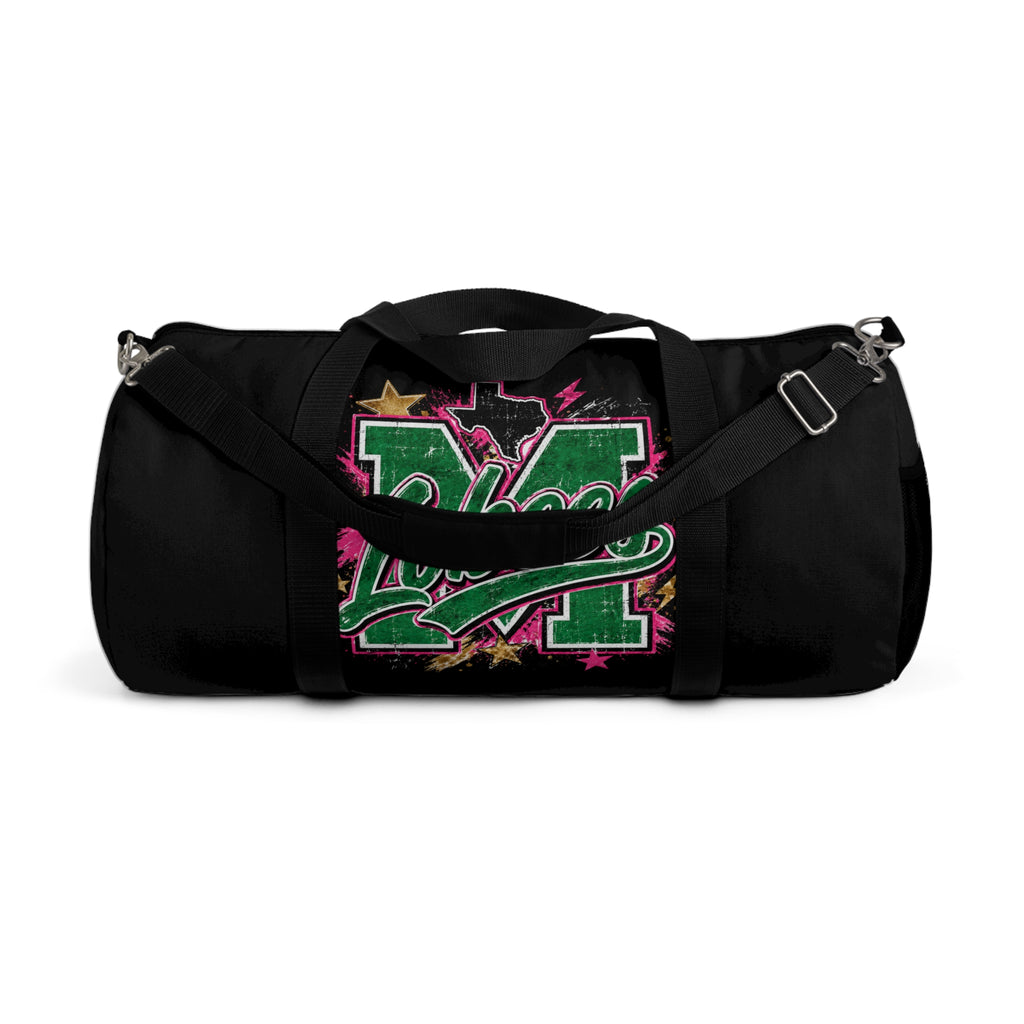 Loboes M Varsity Duffel Travel Bag