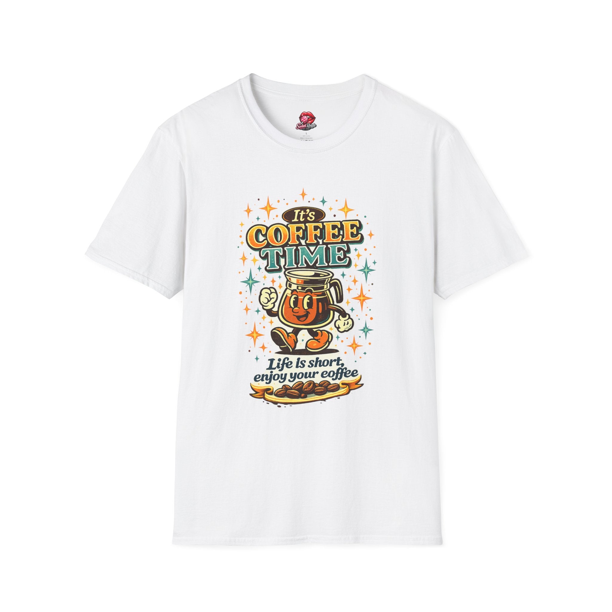 It’s Coffee Time Retro Coffee T-Shirt