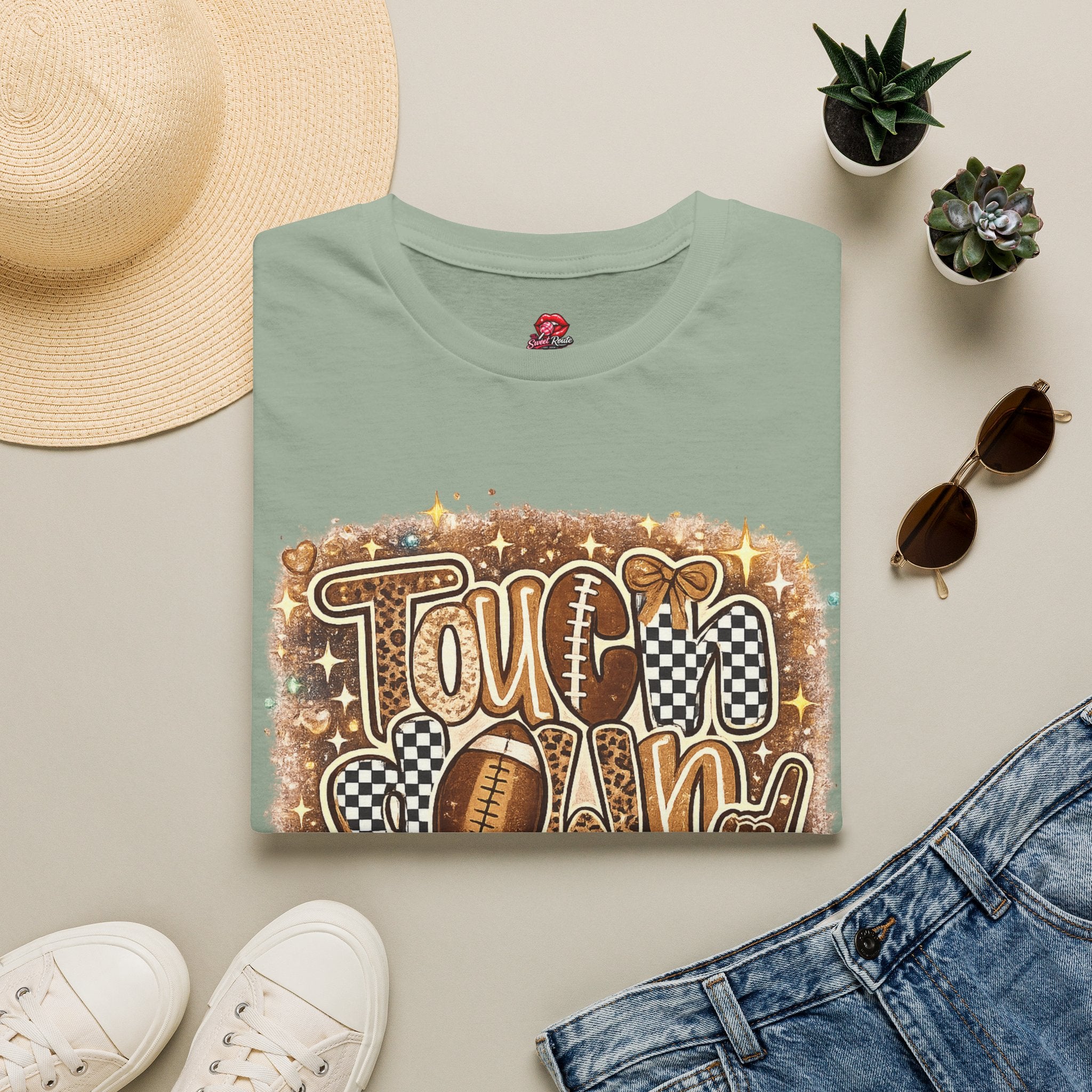 Touchdown Season Vintage Football T-Shirt | Retro Game Day Fall Tee | Football Fan Graphic Shirt