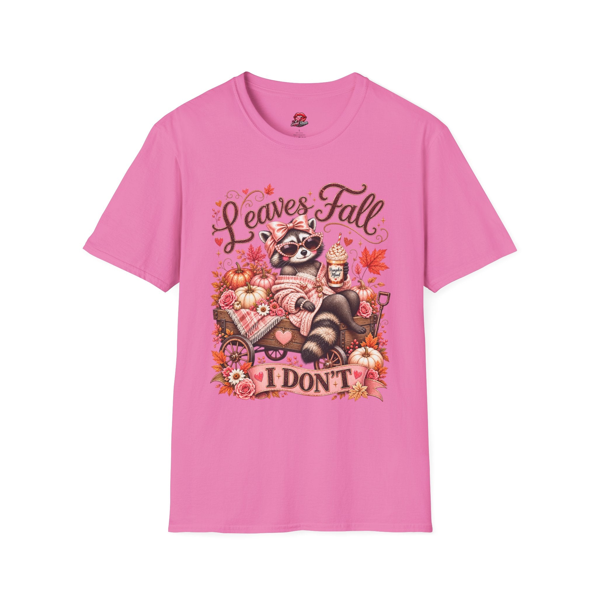 Leaves Fall I Don't Cozy Fall Tee