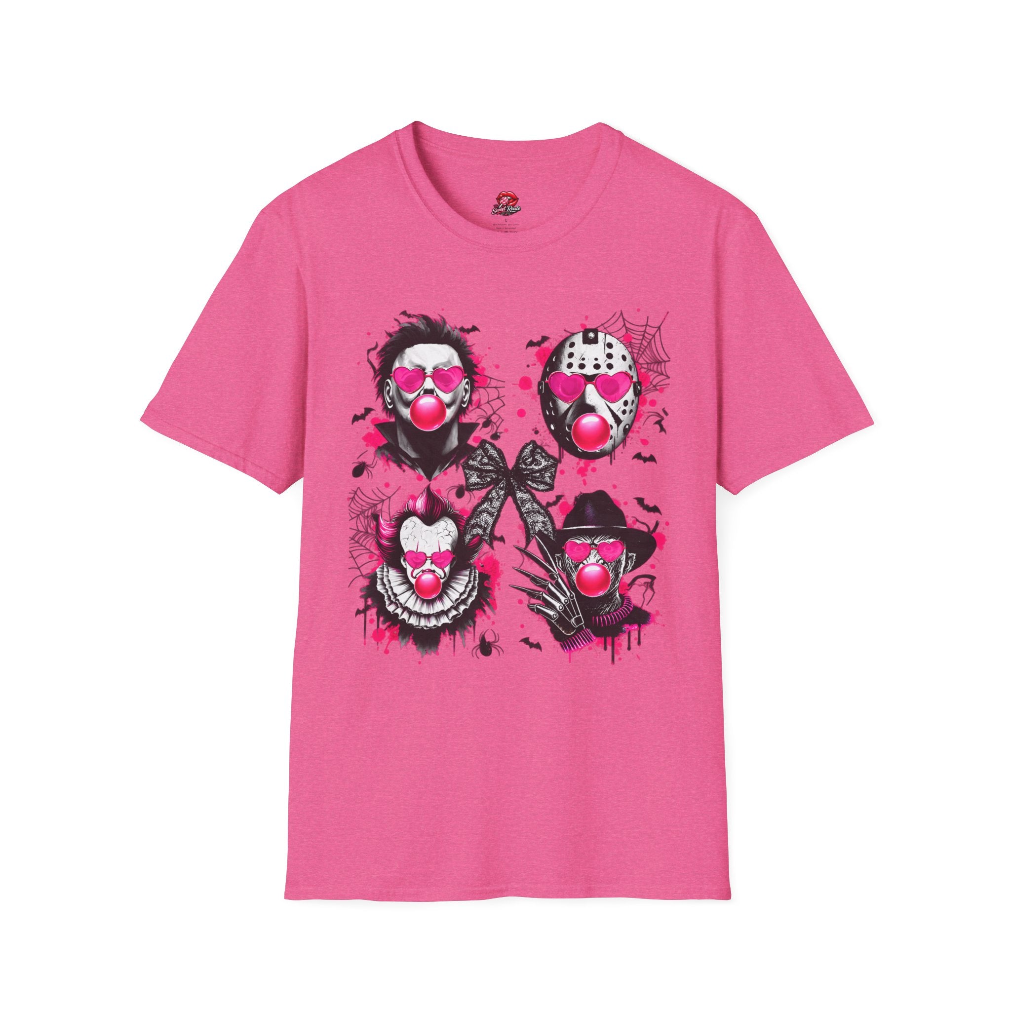 Horror Icons Bubblegum Faces T-Shirt