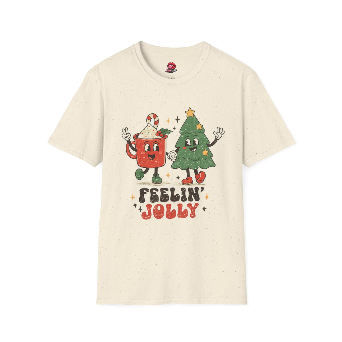 Feelin' Jolly mug and Christmas tree T-Shirt