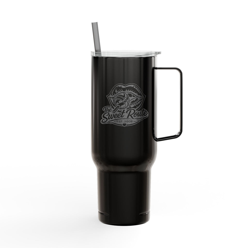 Sweet Route Insulated Tumbler with Lid, 40oz