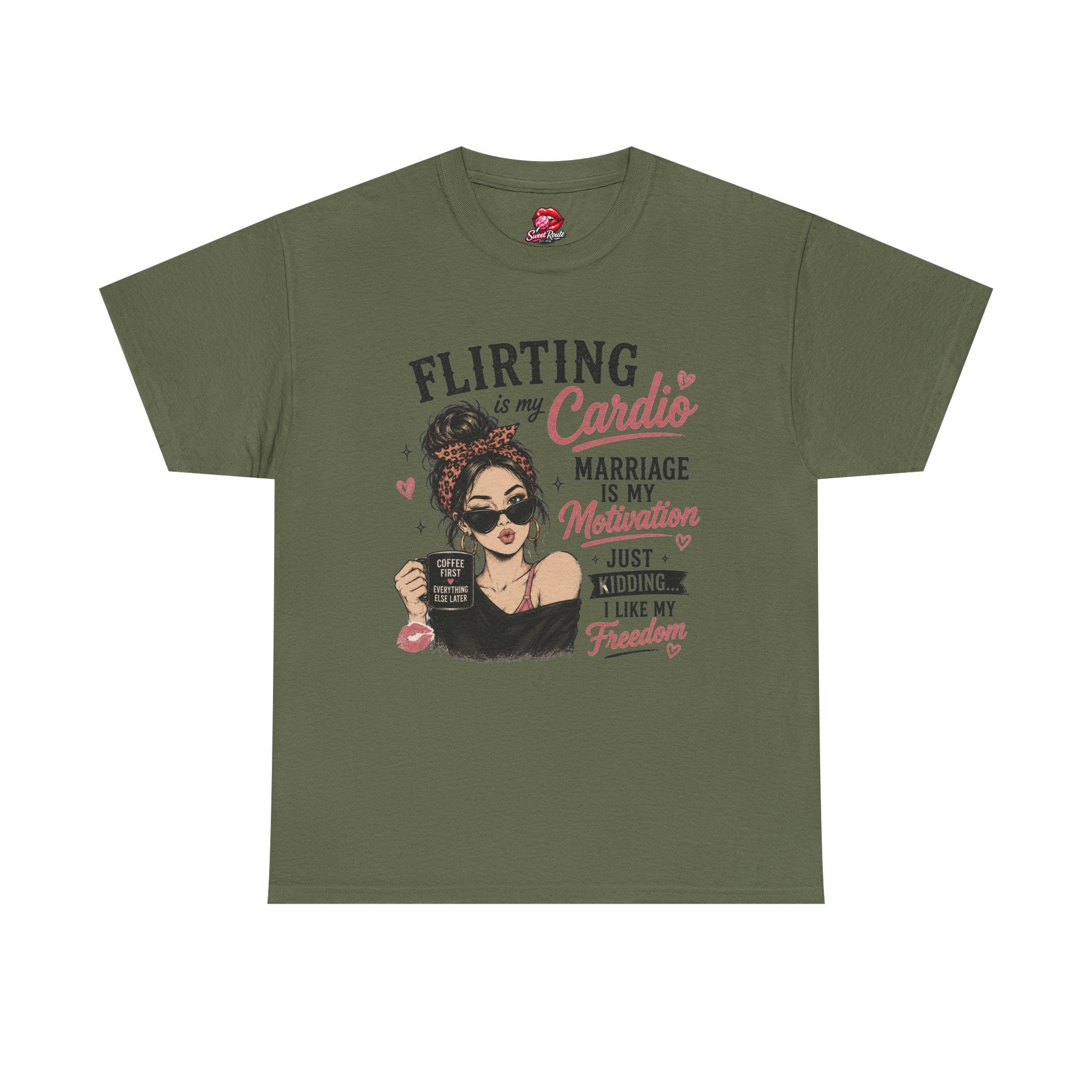 Flirting Is My Cardio tee