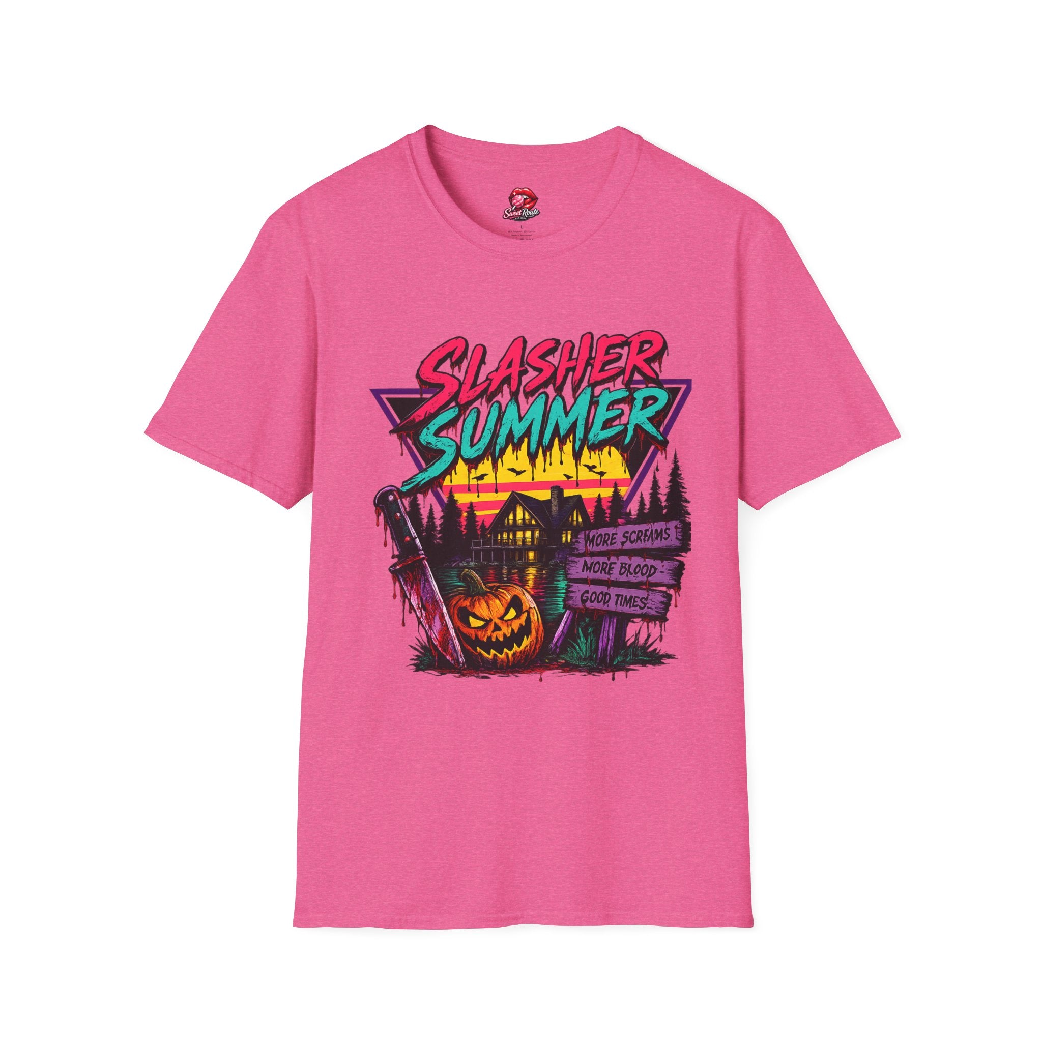 Slasher Summer Retro Horror Graphic Tee