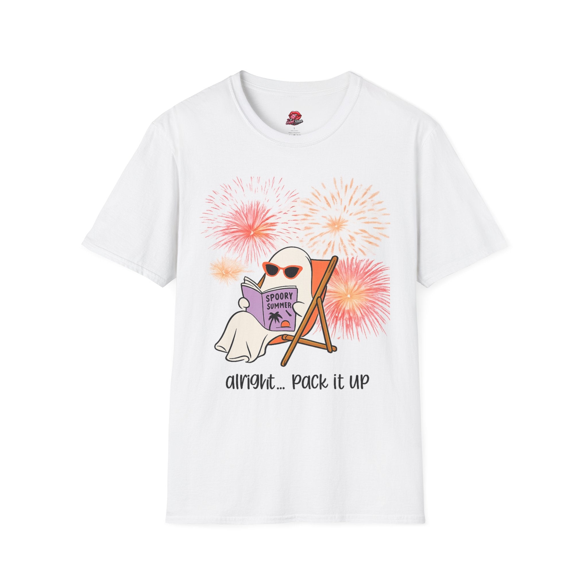 Cute Ghost Ready For Halloween Tee