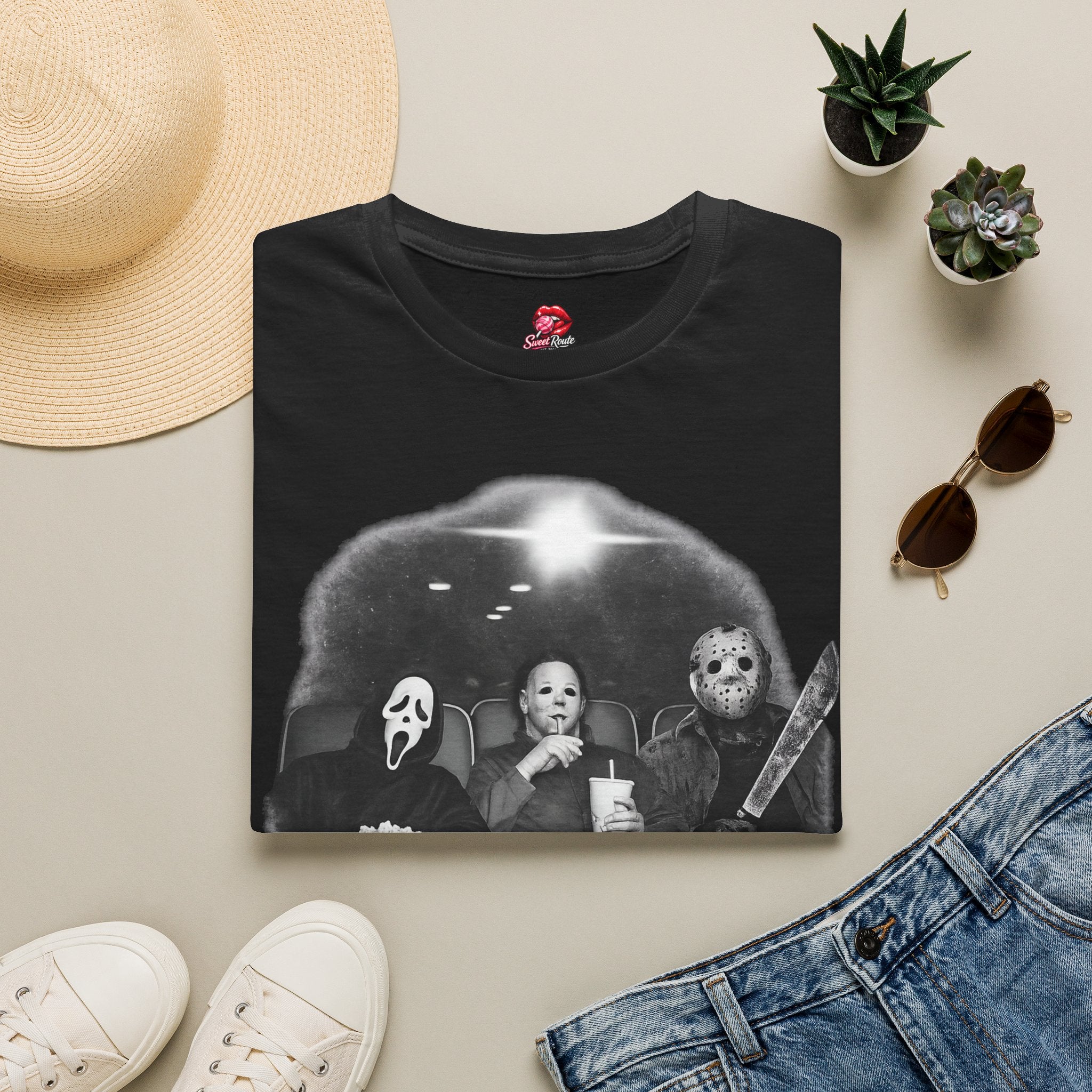Horror Icons Movie Night T-Shirt
