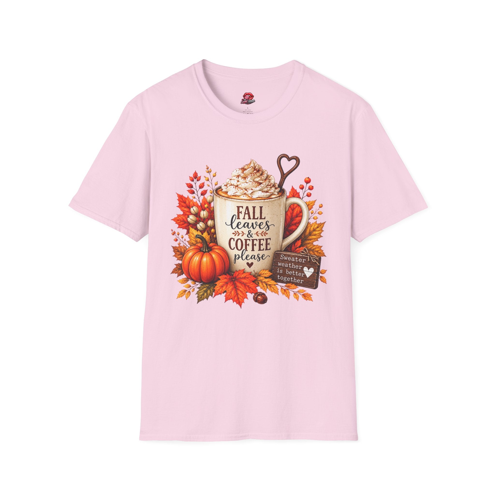 Fall Leaves & Coffee T-Shirt