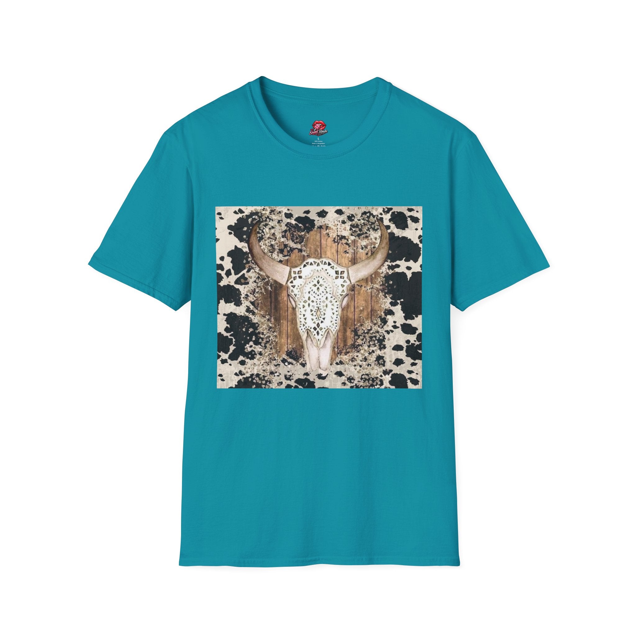 Boho Western Vintage Cowhide Tee