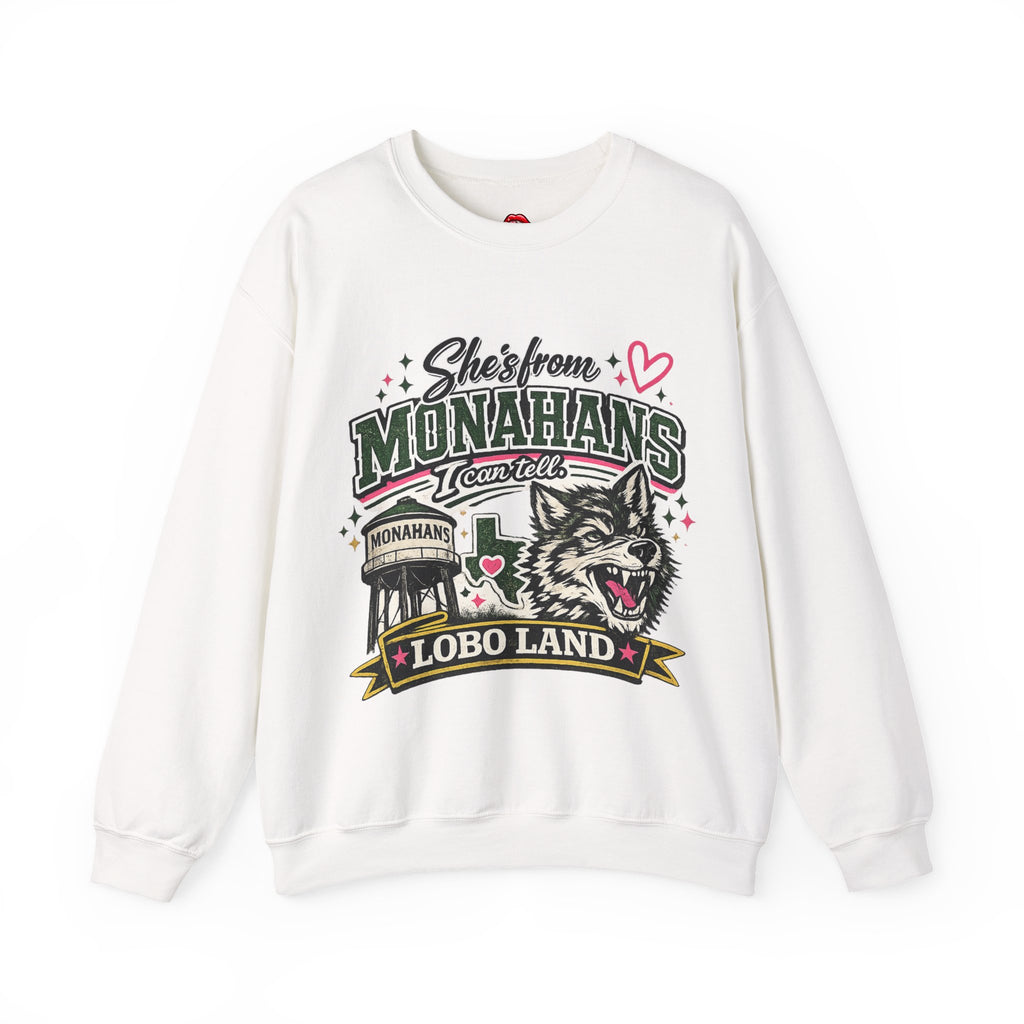 Monahans Lobo Land Vintage Worn Crewneck Sweatshirt