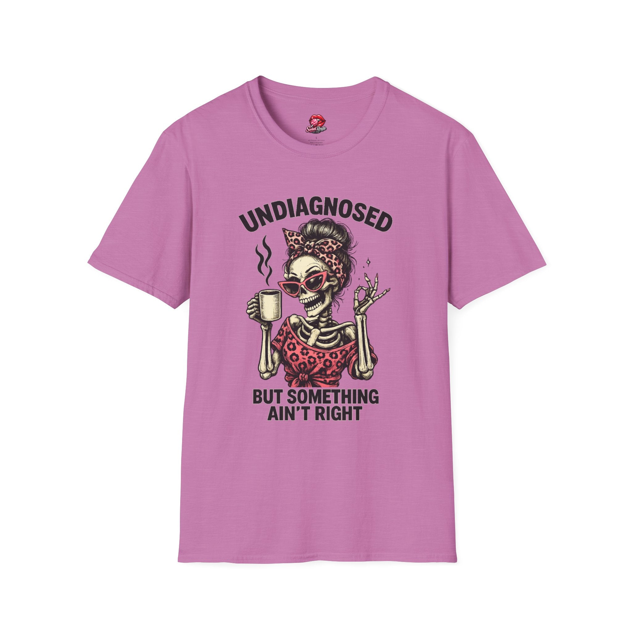 Undiagnosed Skull Lady Coffee Tee