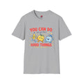 You Can Do Hard Things Teacher T-Shirt | Motivational Classroom Tee | Positive School Shirt | Encouragement Gift for Teachers & Students