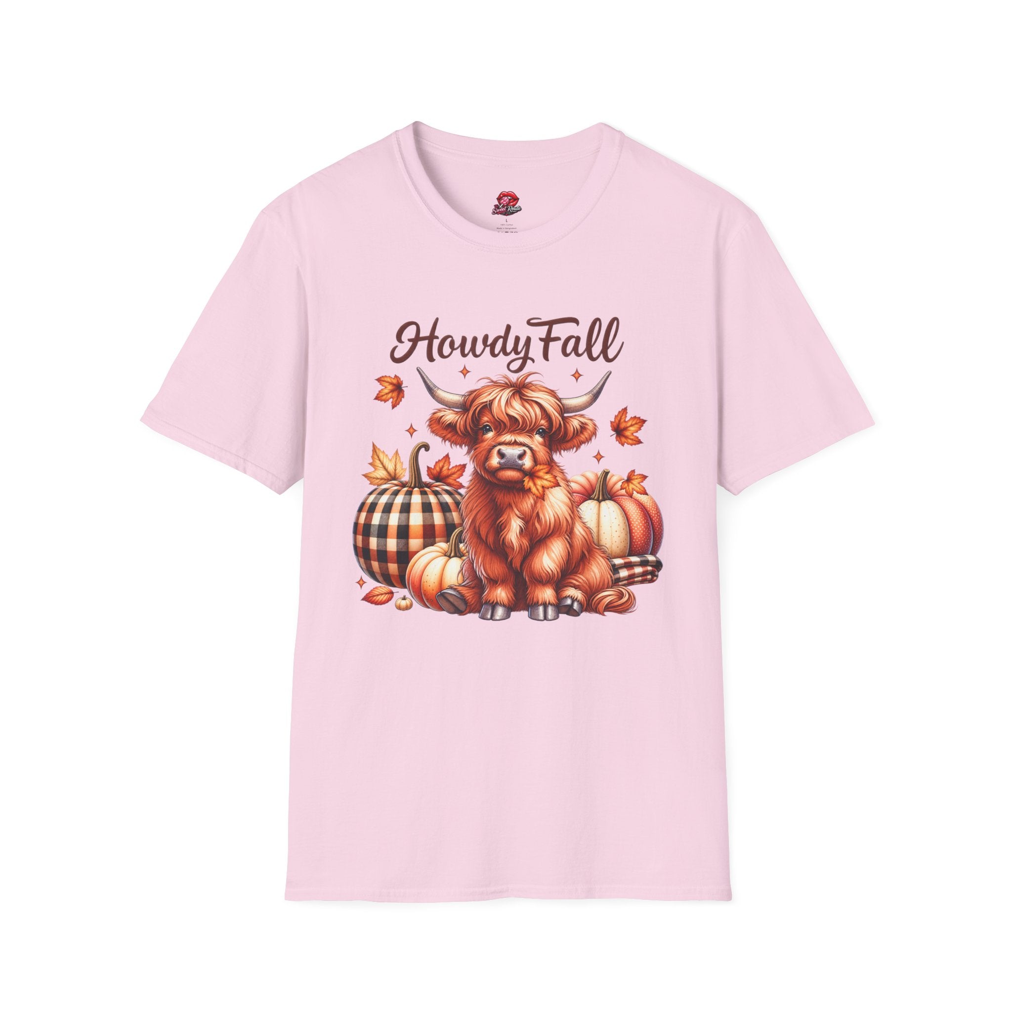 Howdy Fall Highland Cow Tee