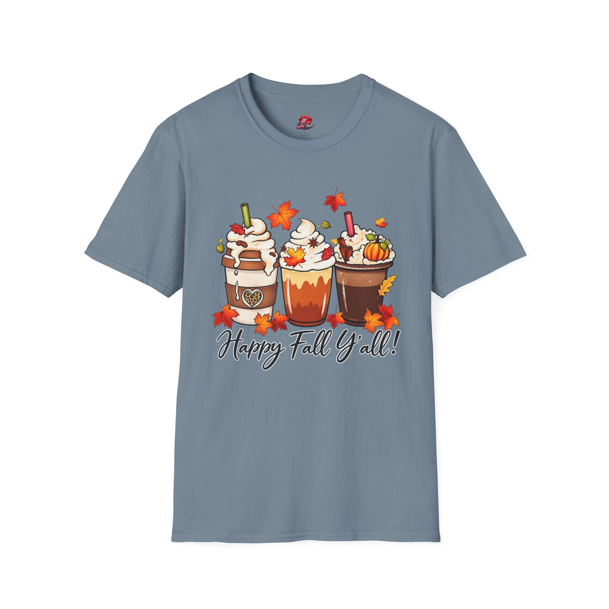 Happy Fall Y'all Pumpkin Spice Latte Tee