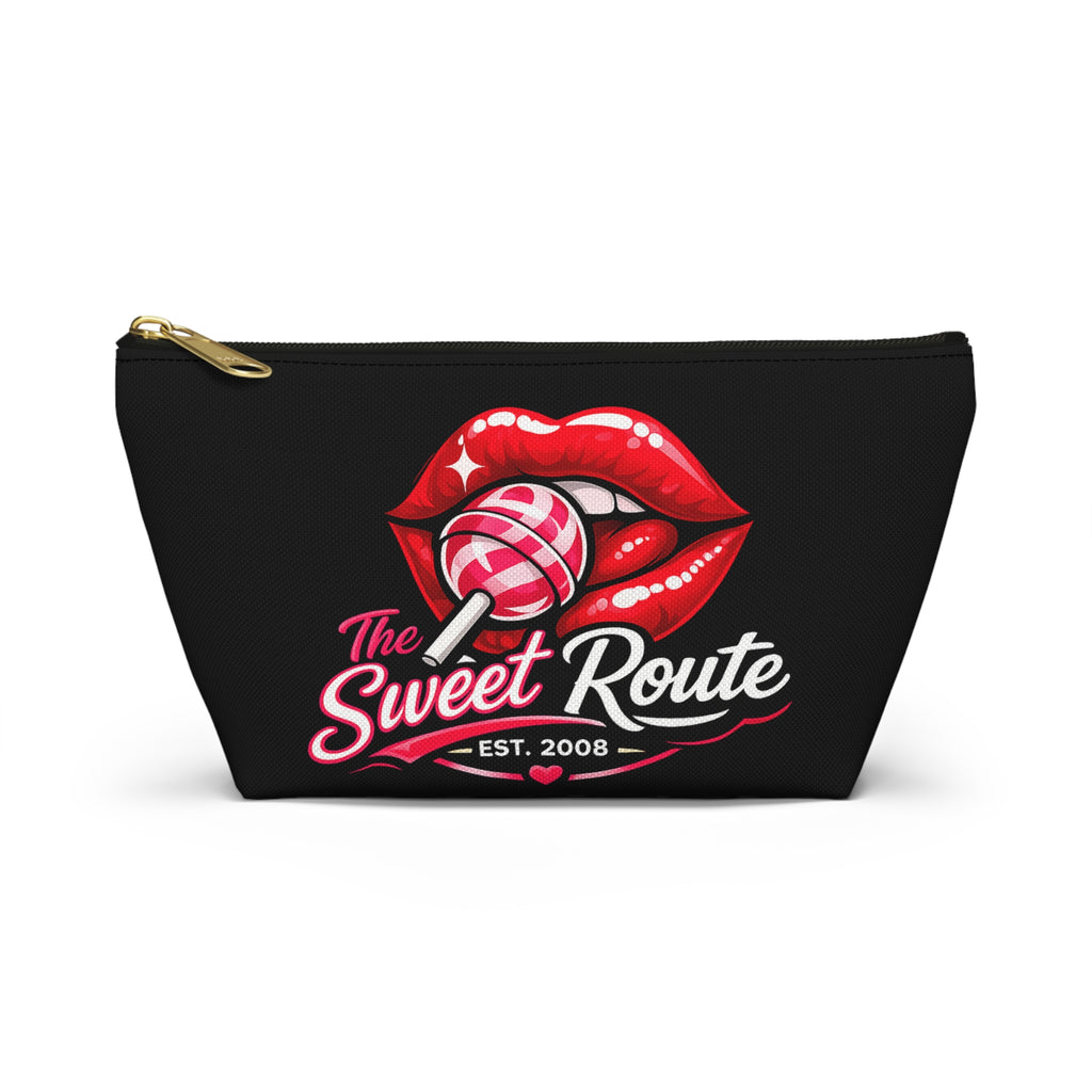 Sweet Route Logo Black Accessory Pouch