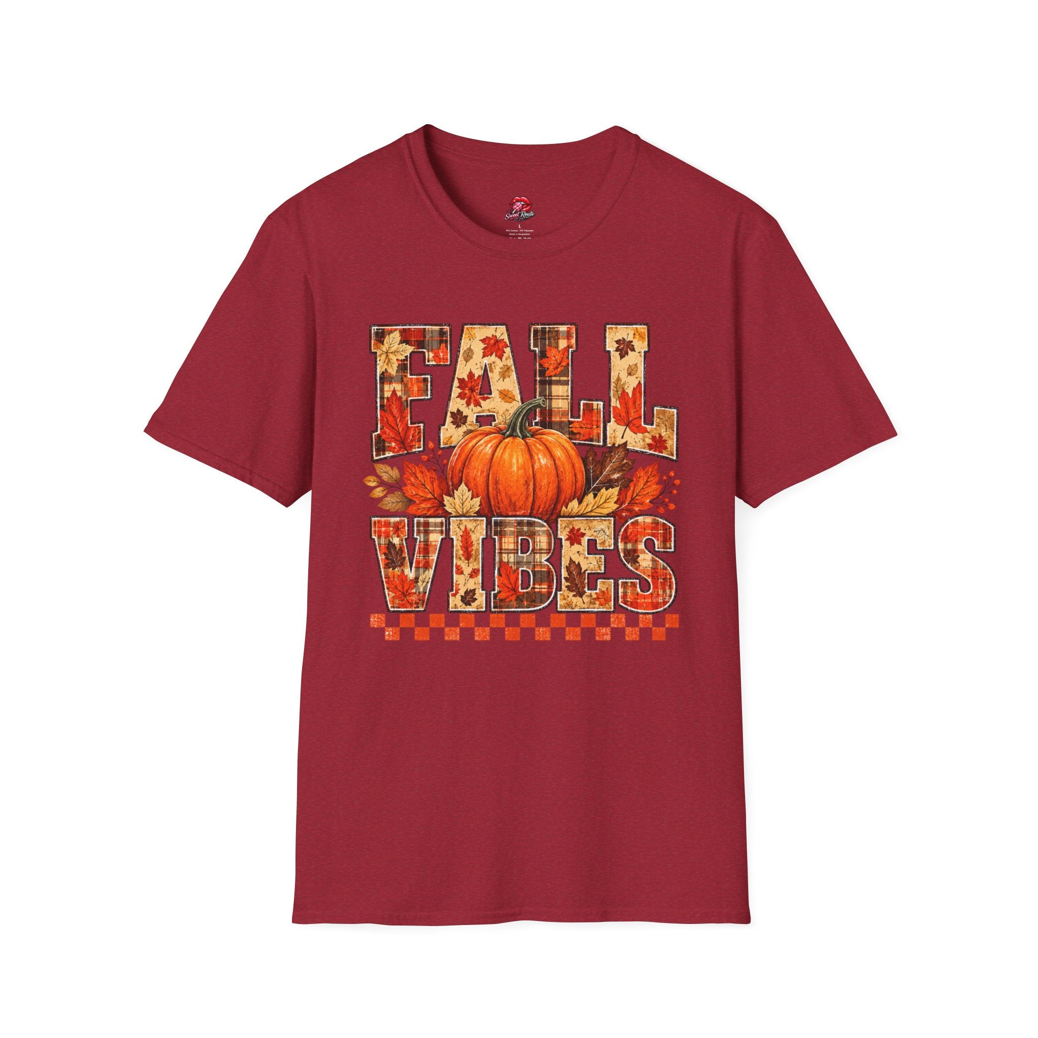 Pumpkin & Leaves Fall Vibes Tee