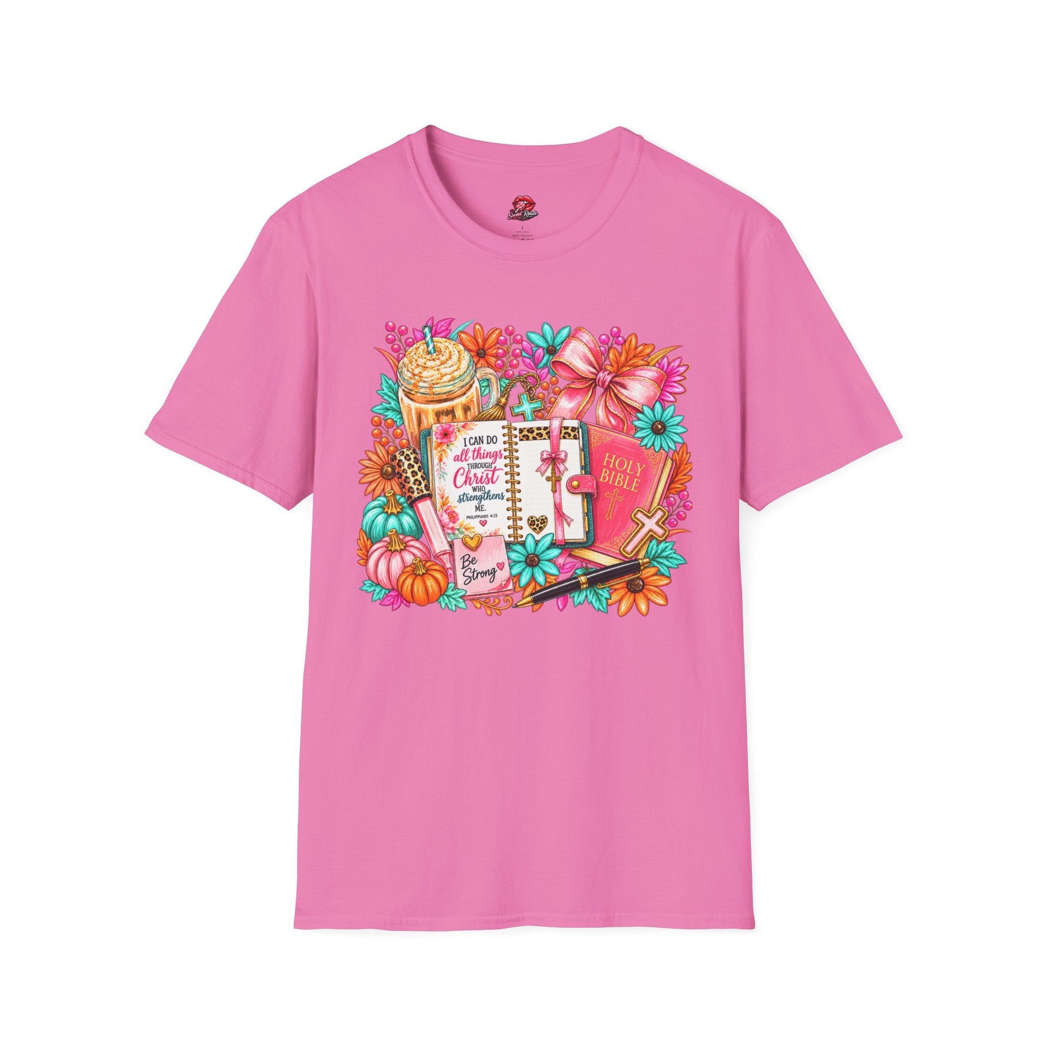 Floral Bible & Devotional Design Tee