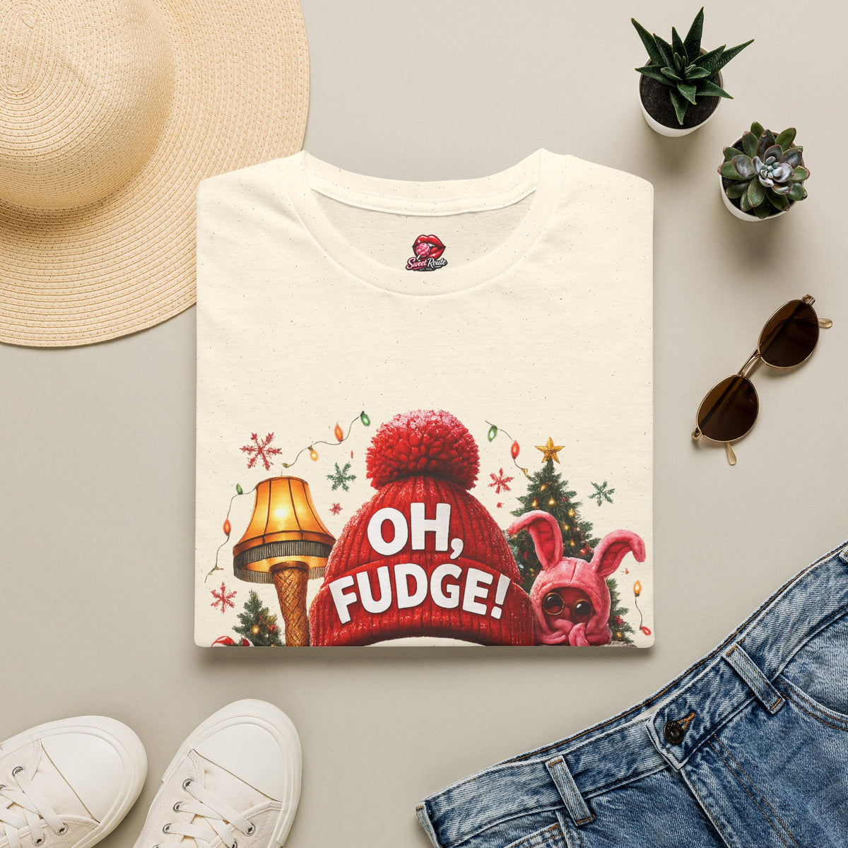 Oh, Fudge! Christmas Movie Quote T-Shirt
