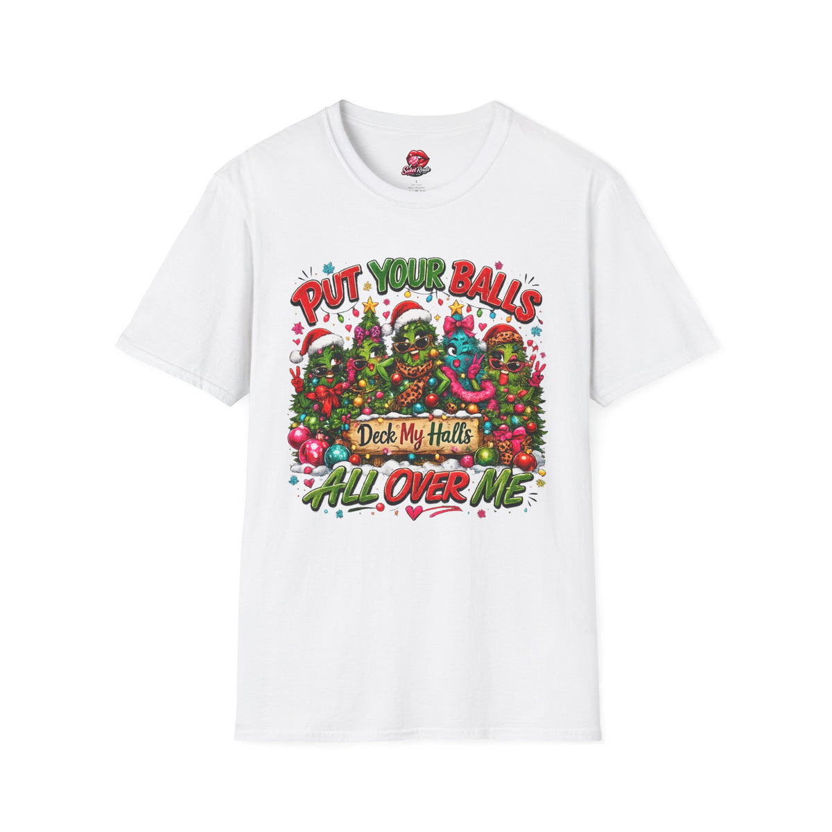 Put Your Balls Christmas Tree T-Shirt