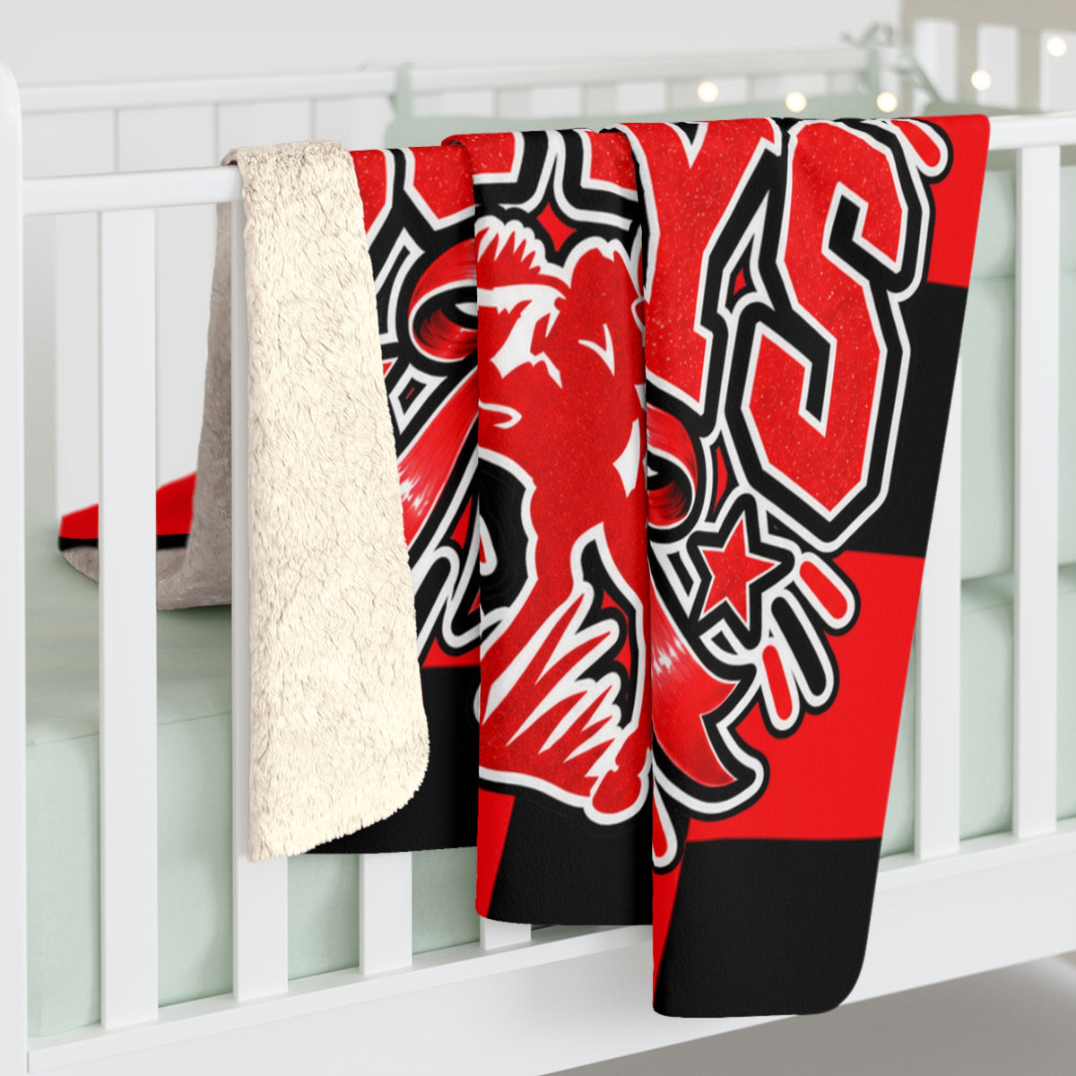 Grandfalls Royalty Cowboys Sherpa Fleece Blanket