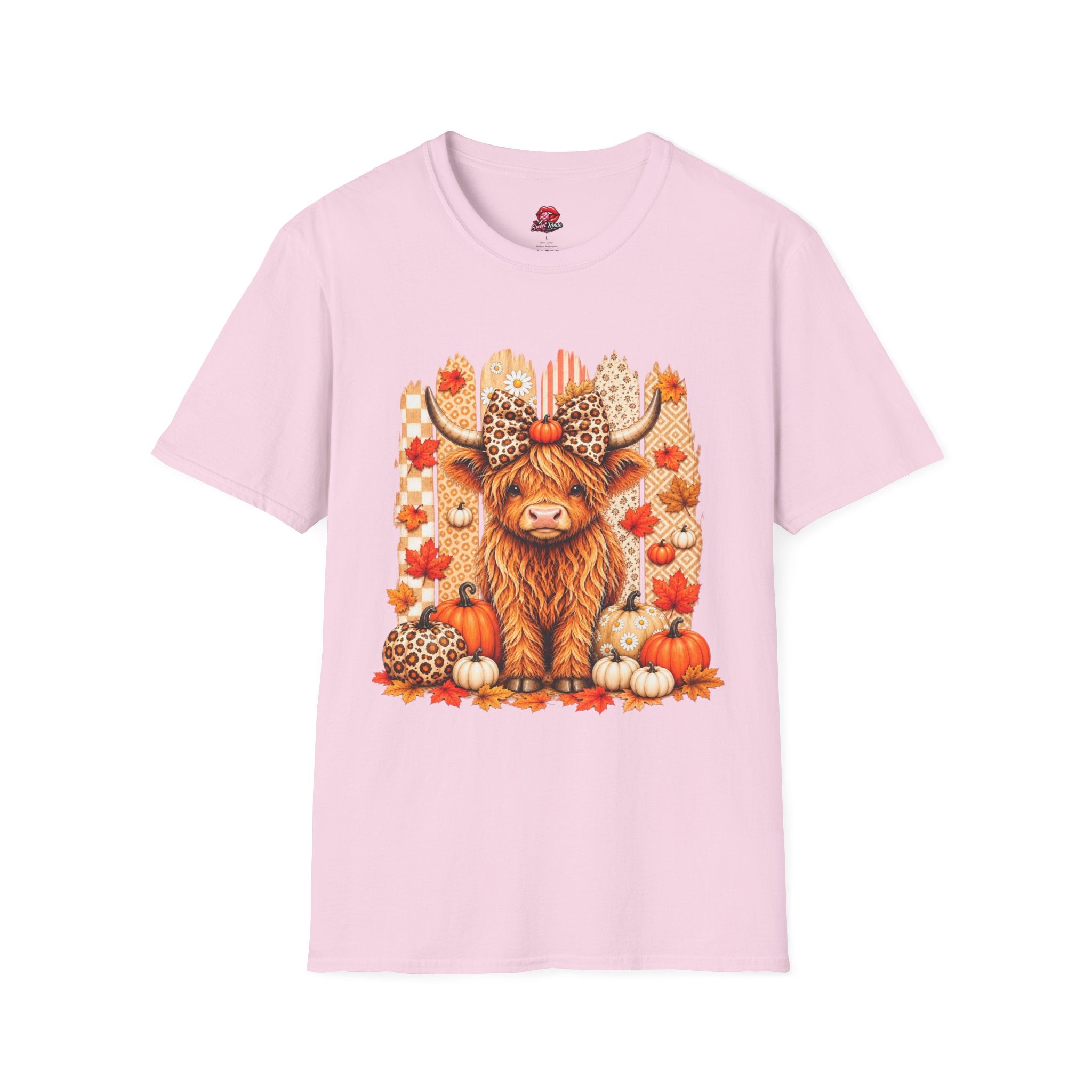 Fall Highland Cow T‑Shirt