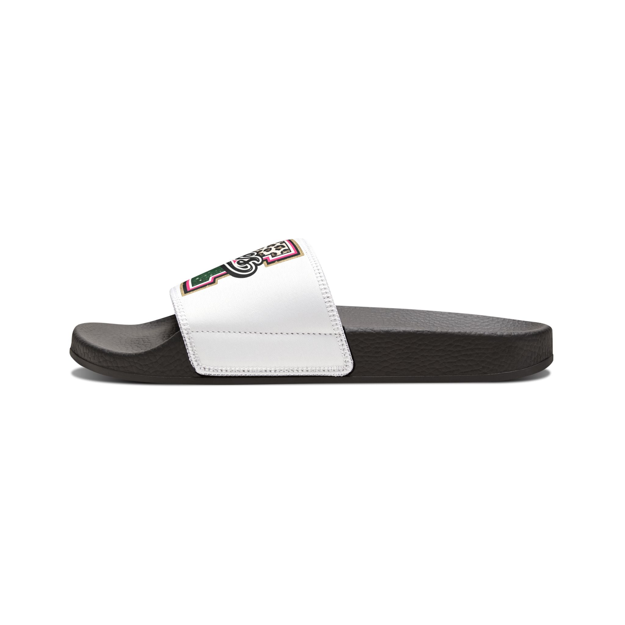 Women's Removable-Strap Leopard Loboes Slide Sandals
